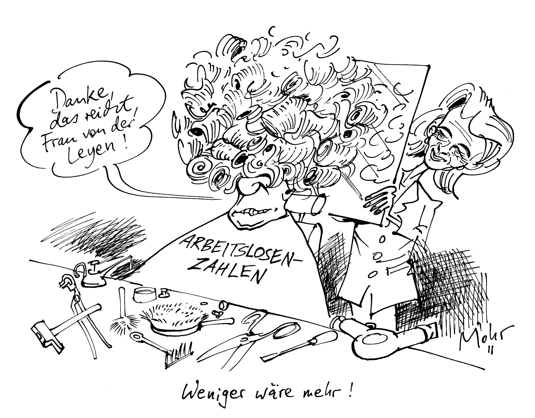 Weniger wäre mehr!