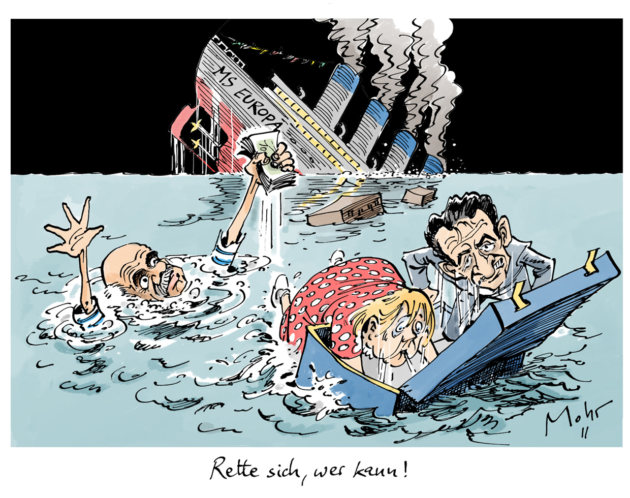 Rette sich, wer kann!
