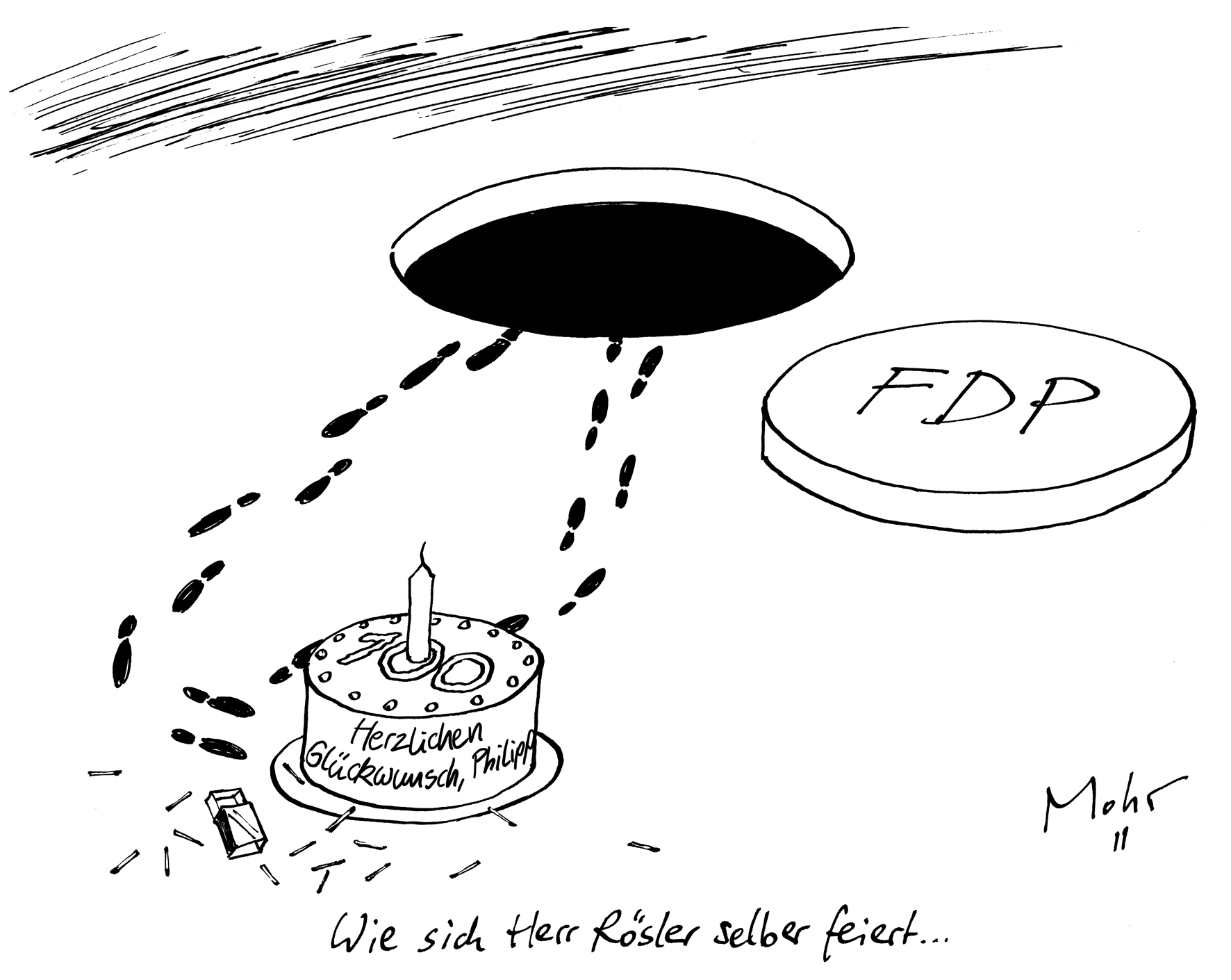 Wie sich Herr Rösler selber feiert...