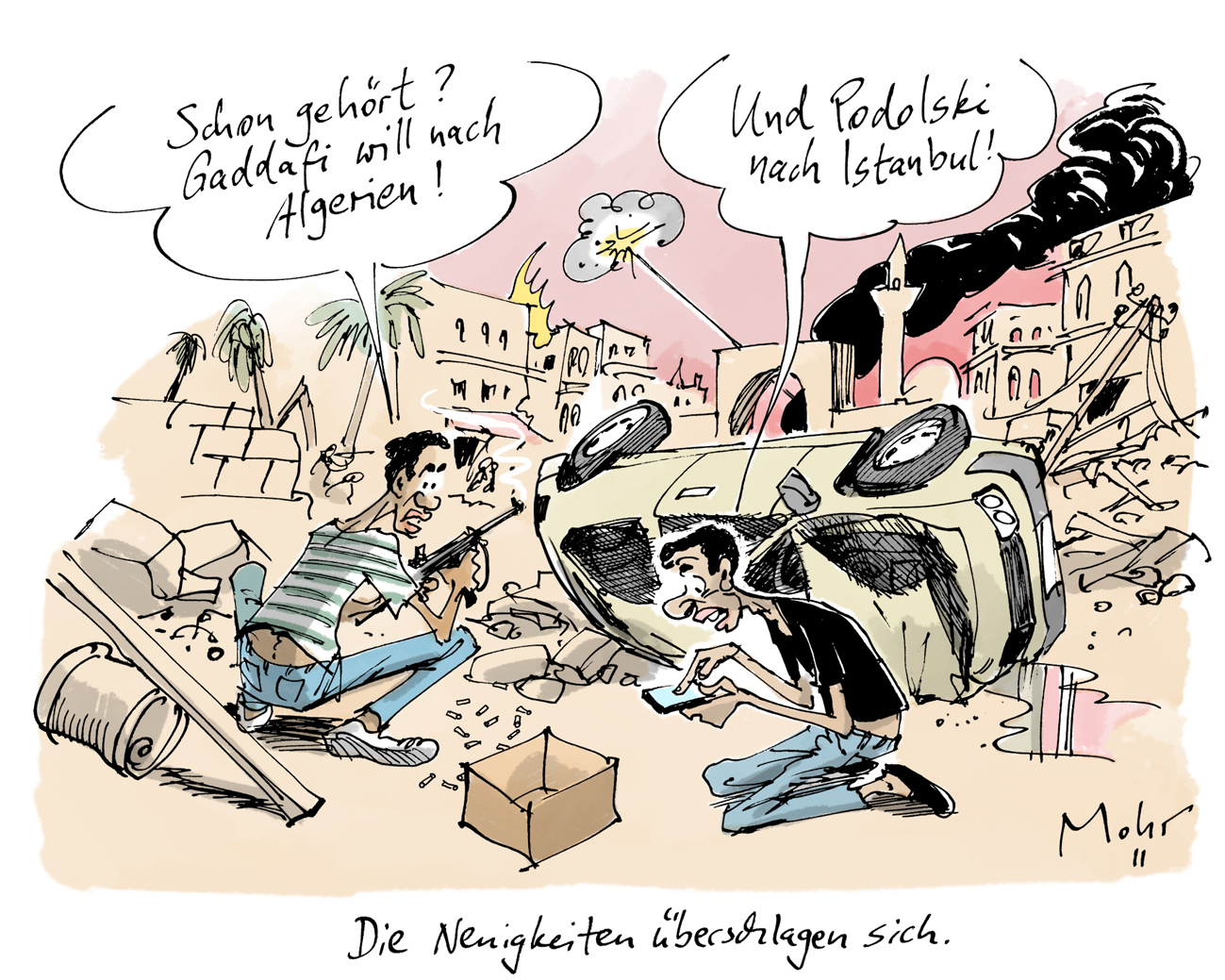 Die Neuigkeiten überschlagen sich.