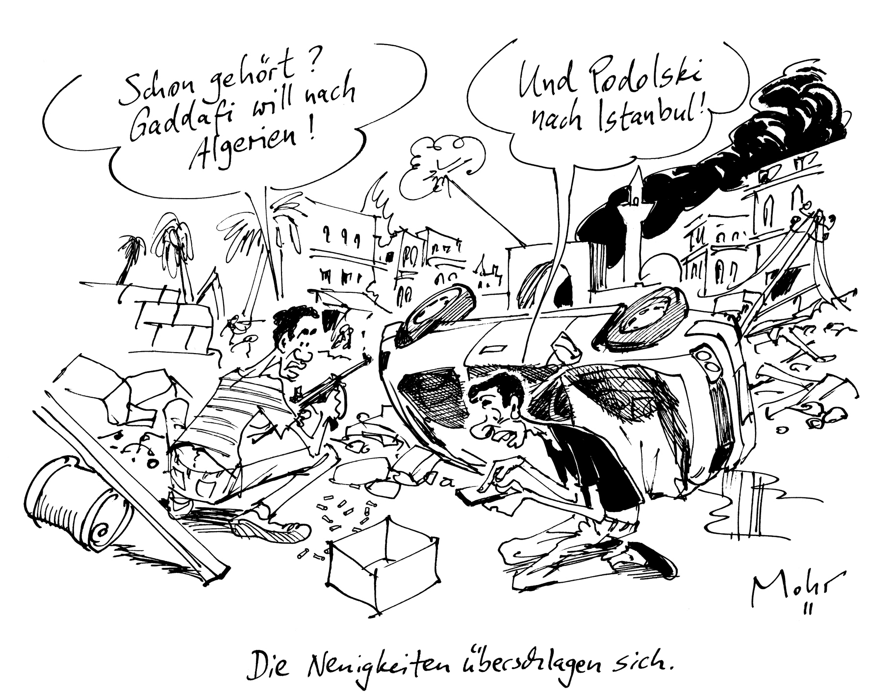 Die Neuigkeiten überschlagen sich.