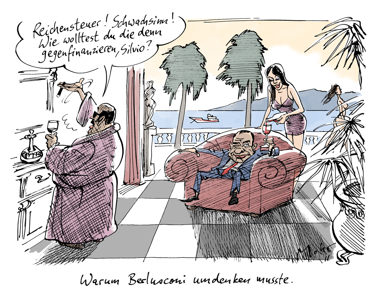 Warum Berlusconi umdenken musste.