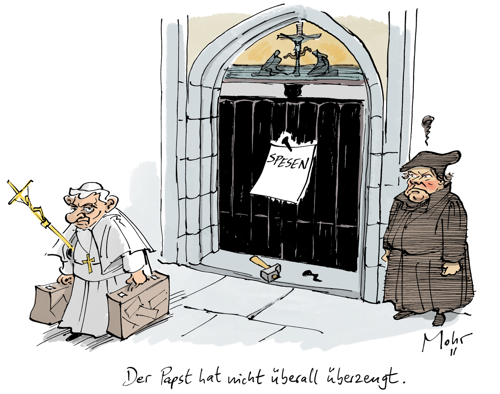 Der Papst hat nicht überall überzeugt.