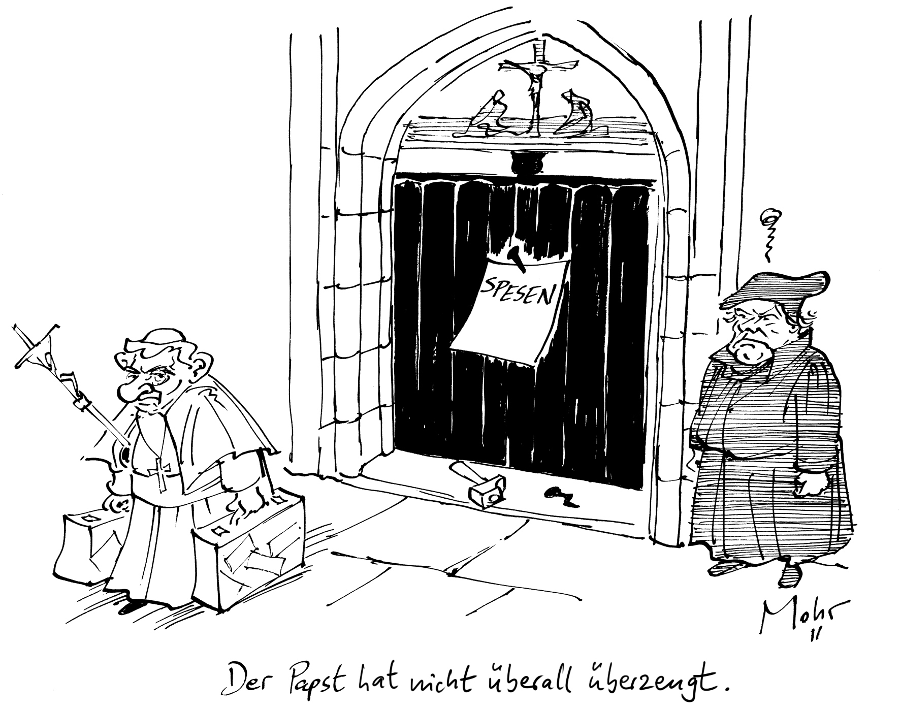 Der Papst hat nicht überall überzeugt.