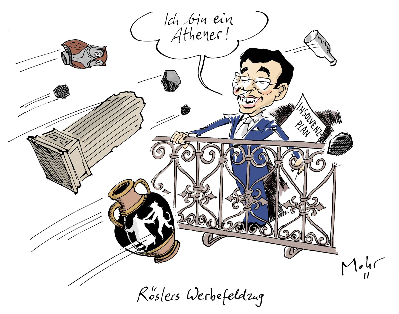Röslers Werbefeldzug