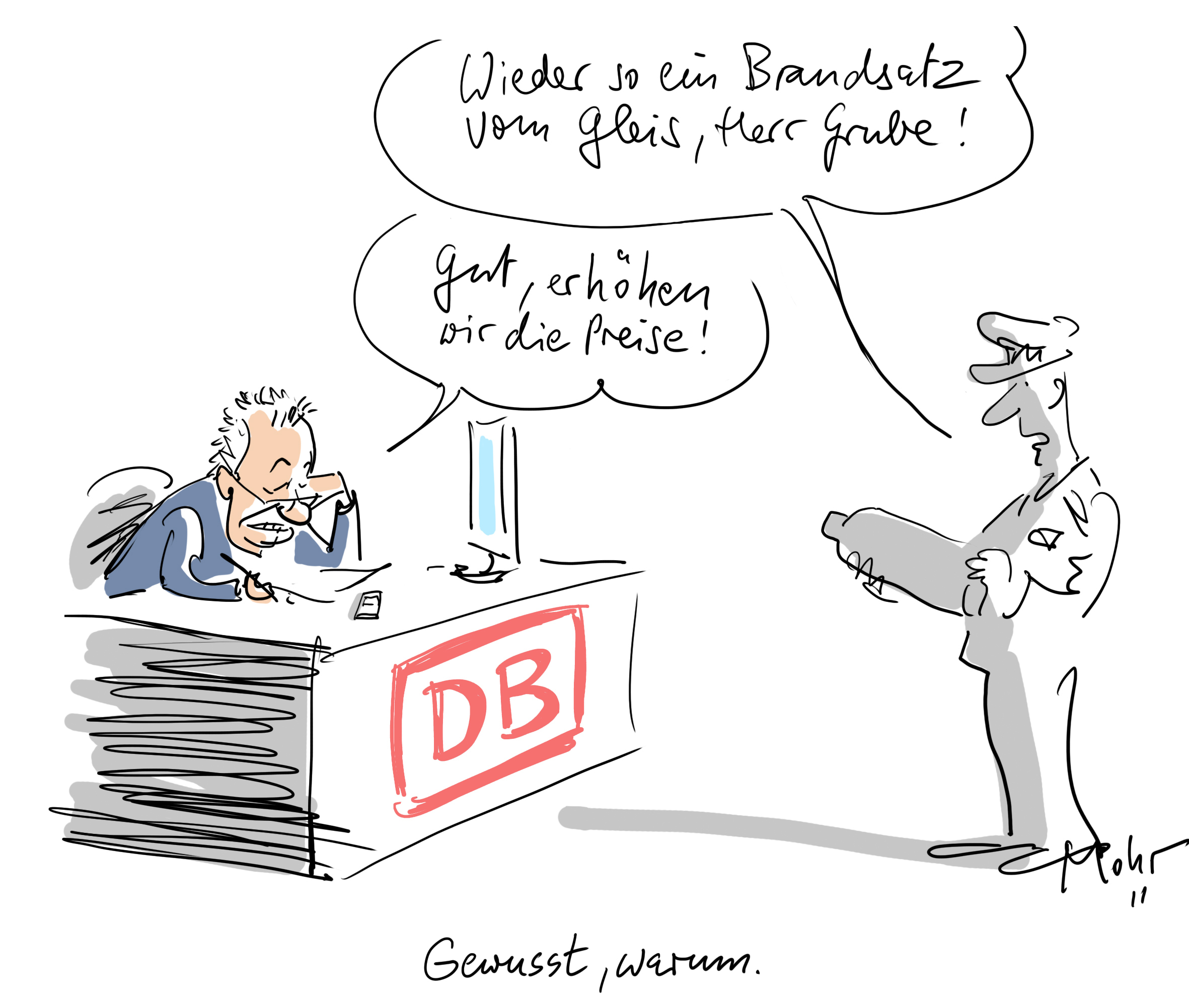 Gewusst, warum.