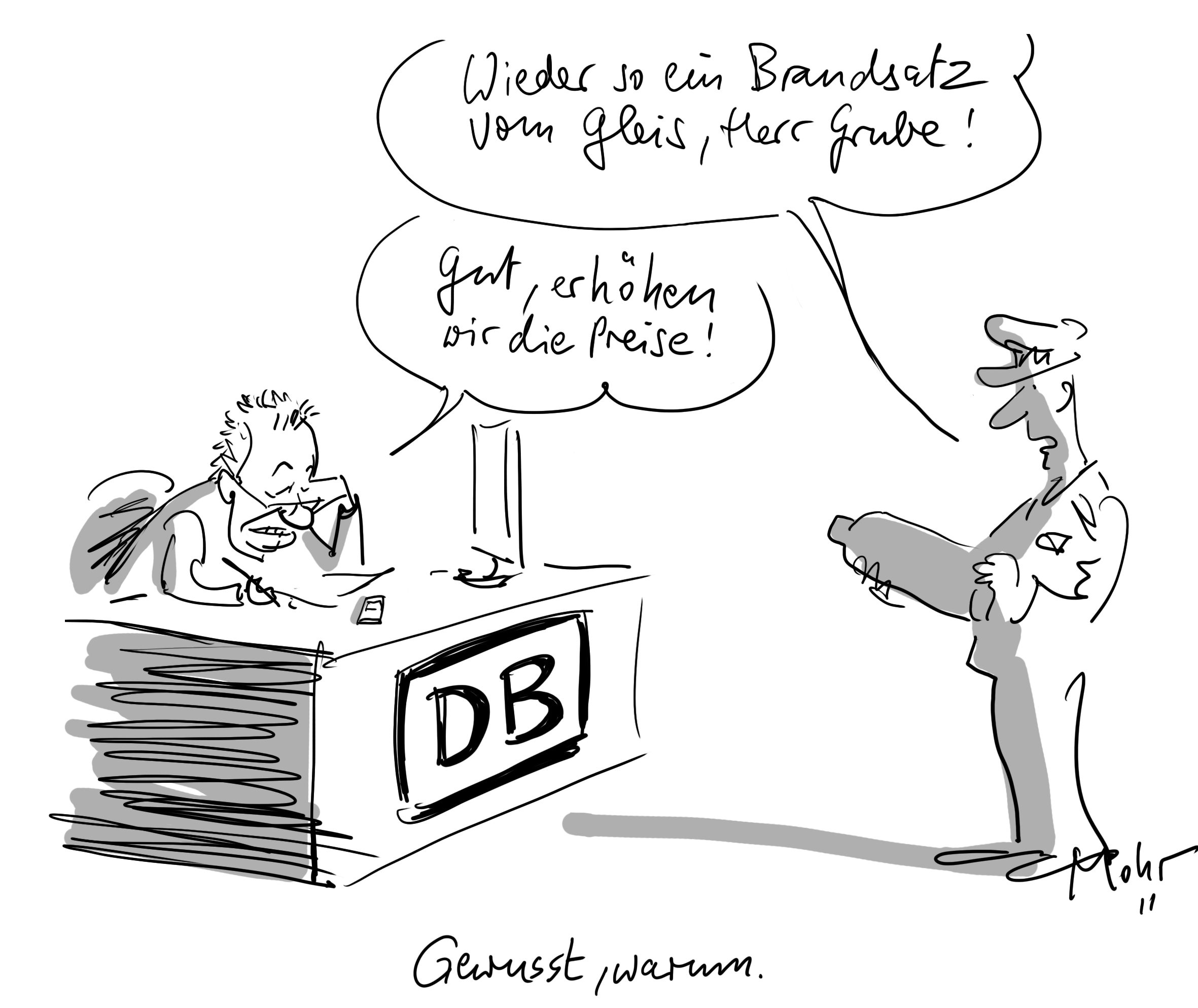Gewusst, warum.