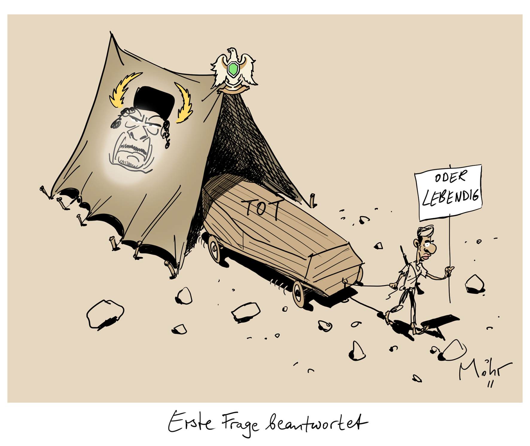 Erste Frage beantwortet