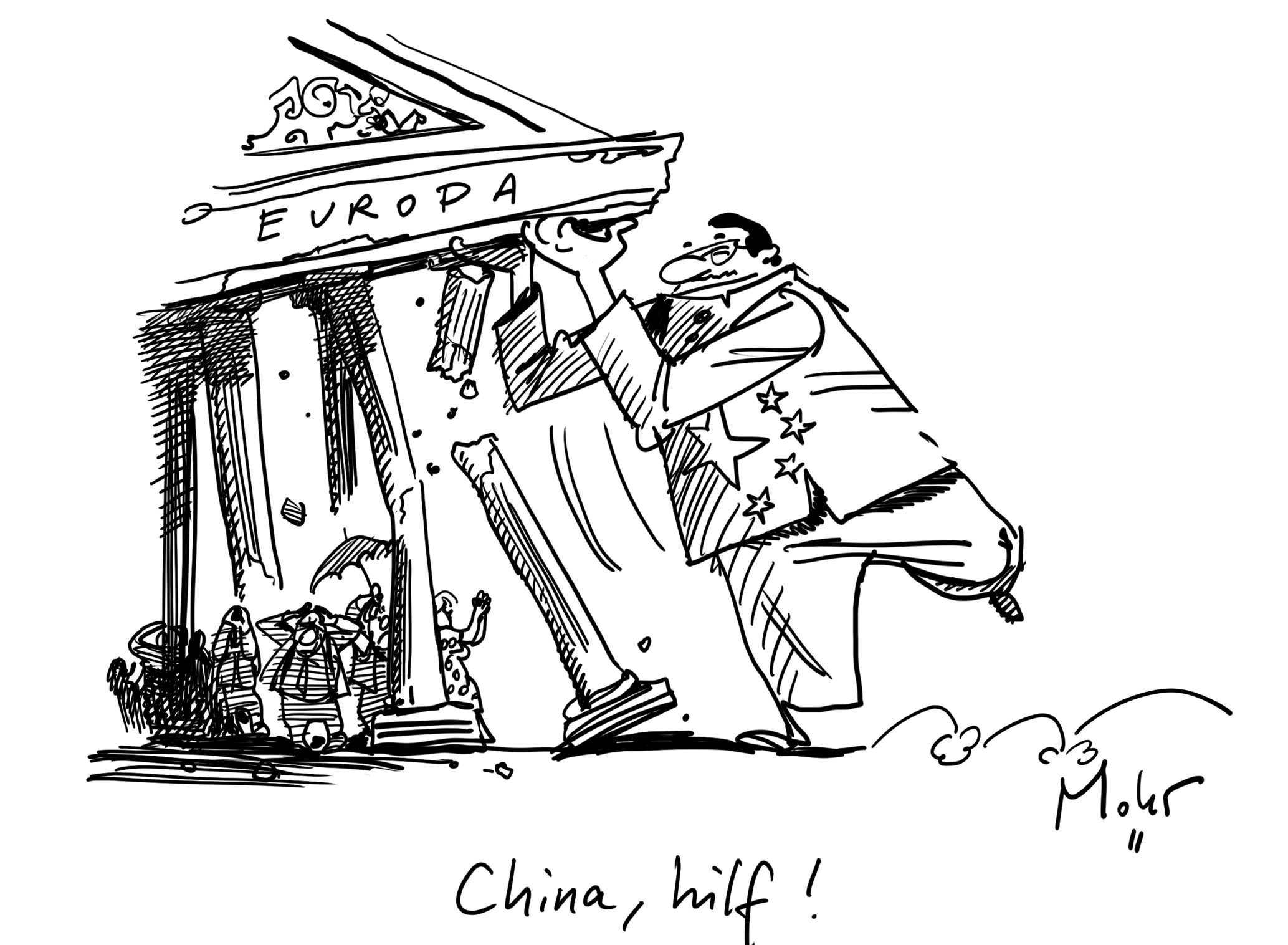 China, hilf!