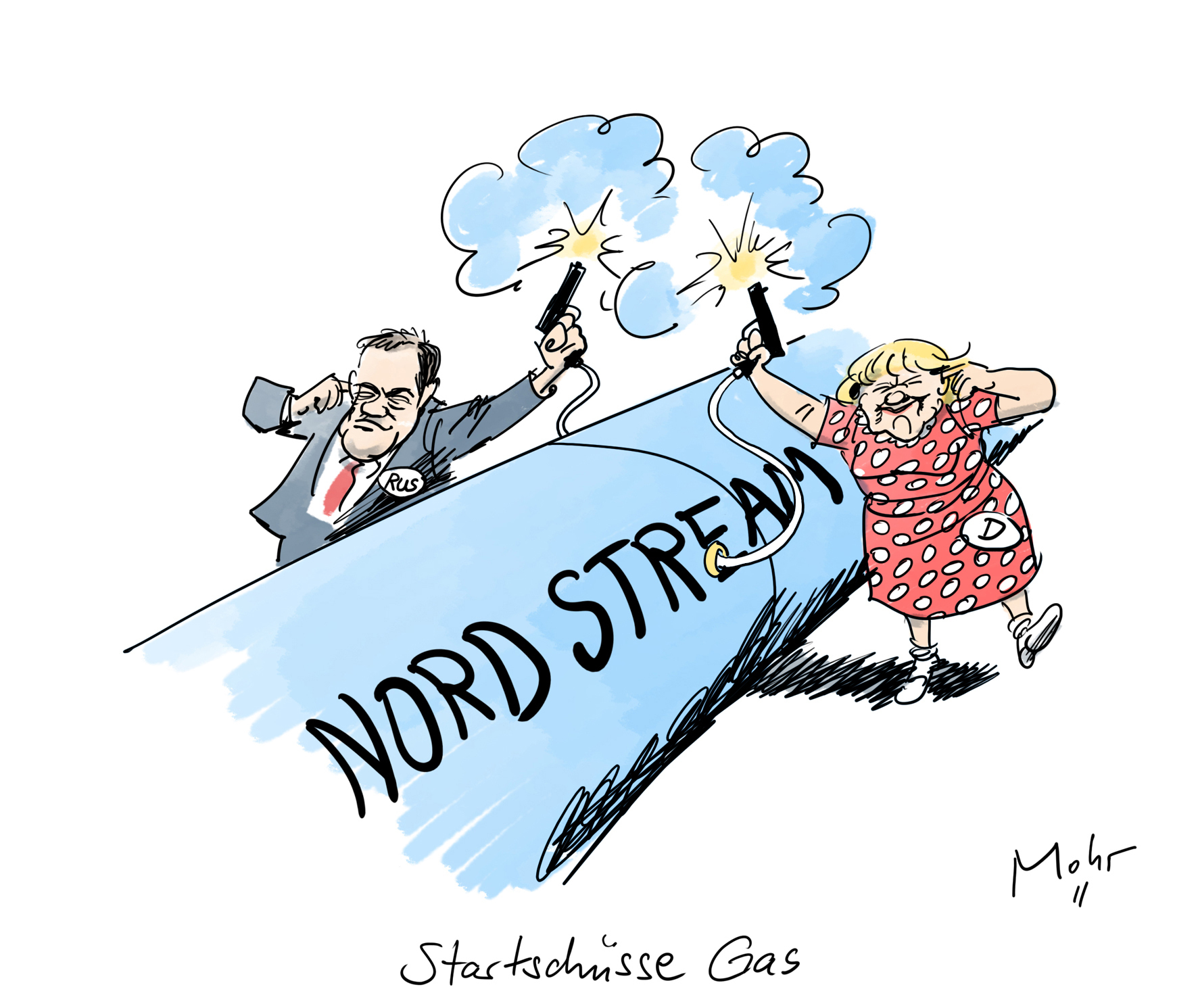 Startschüsse Gas