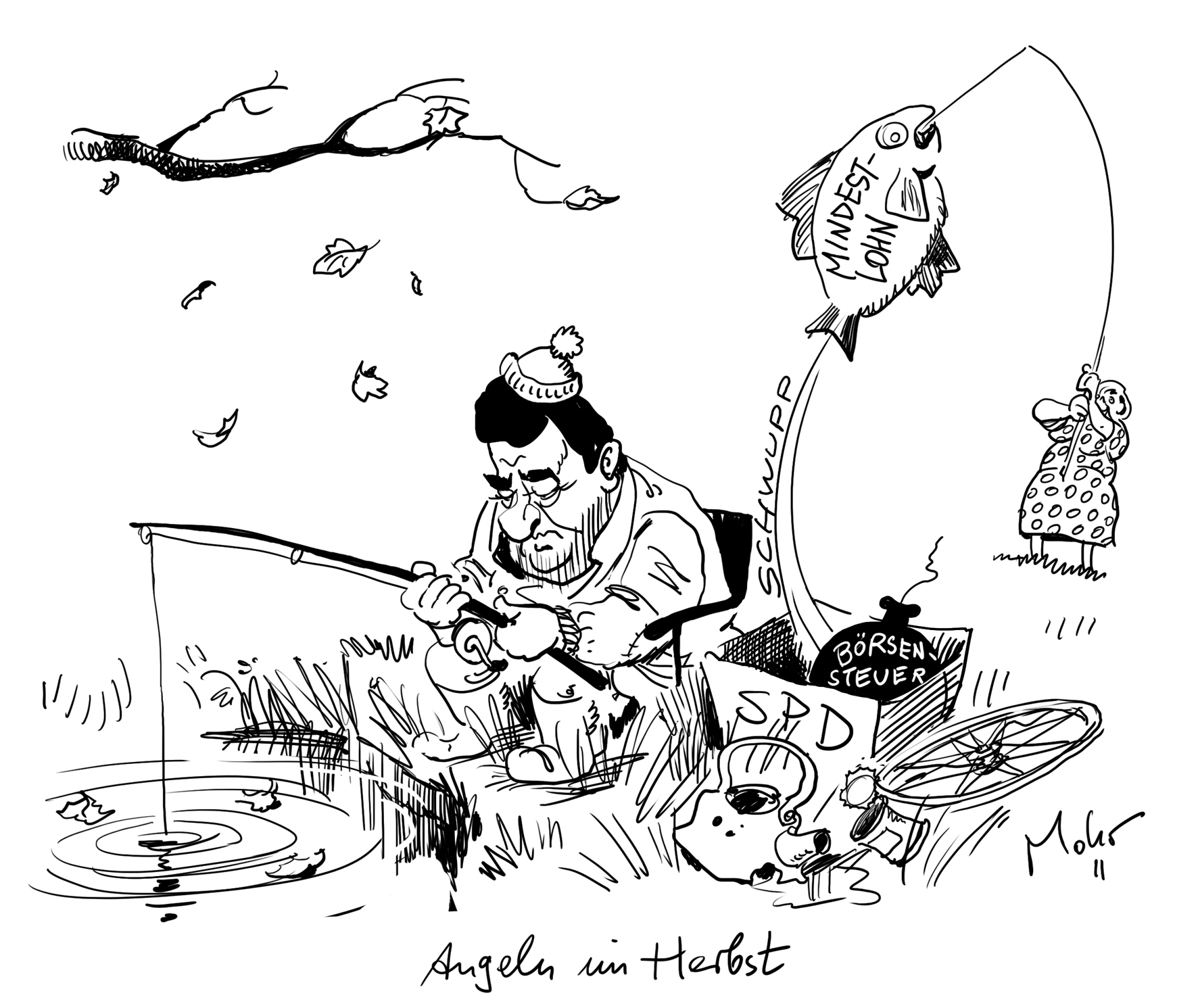 Angeln im Herbst
