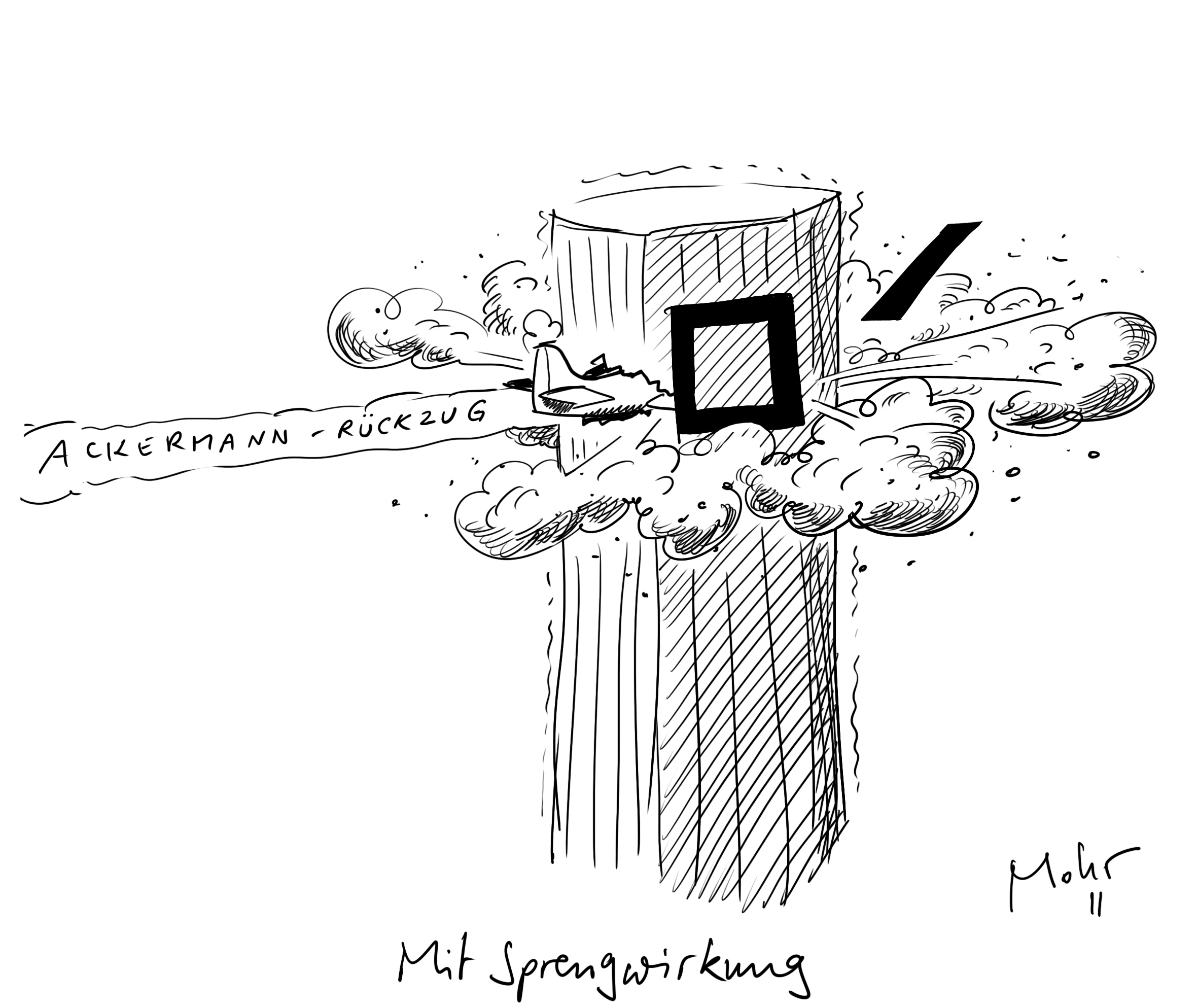 Mit Sprengwirkung