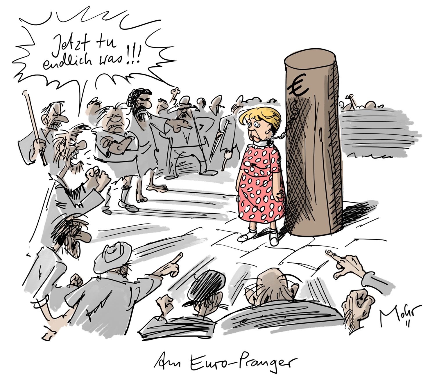 Am Euro-Pranger