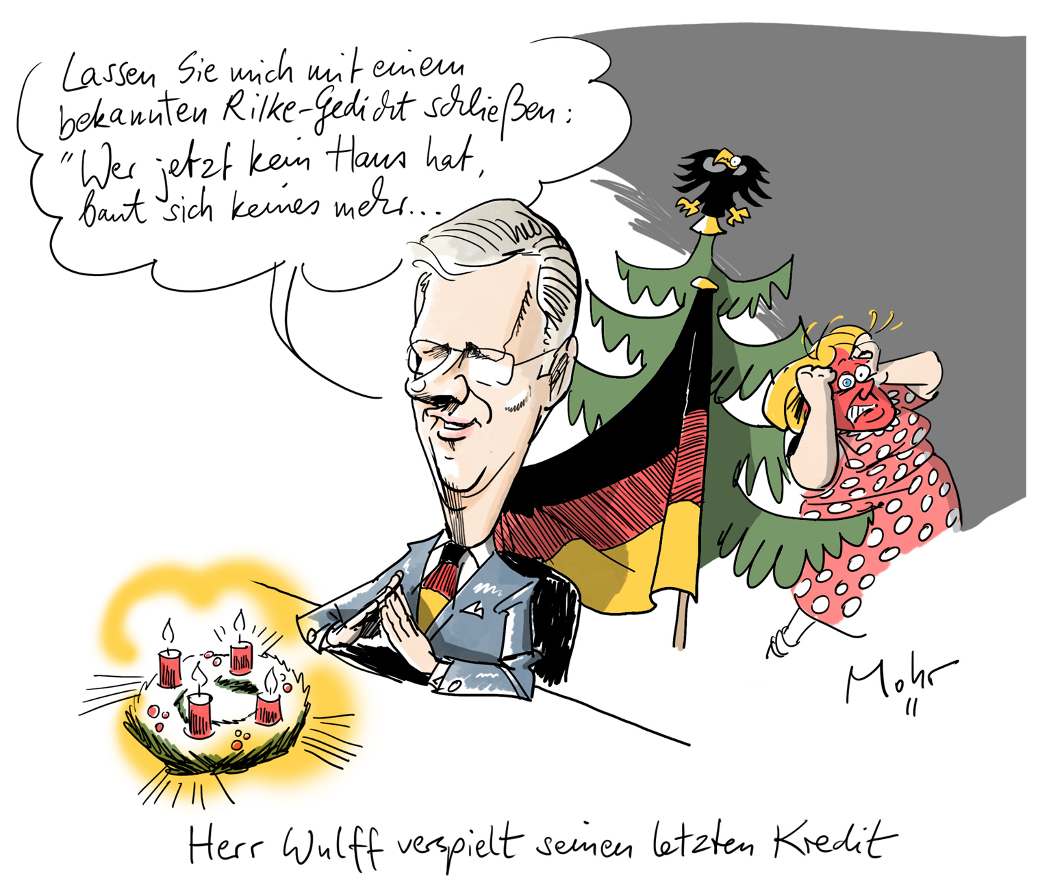 Herr Wulff verspielt seinen letzten Kredit