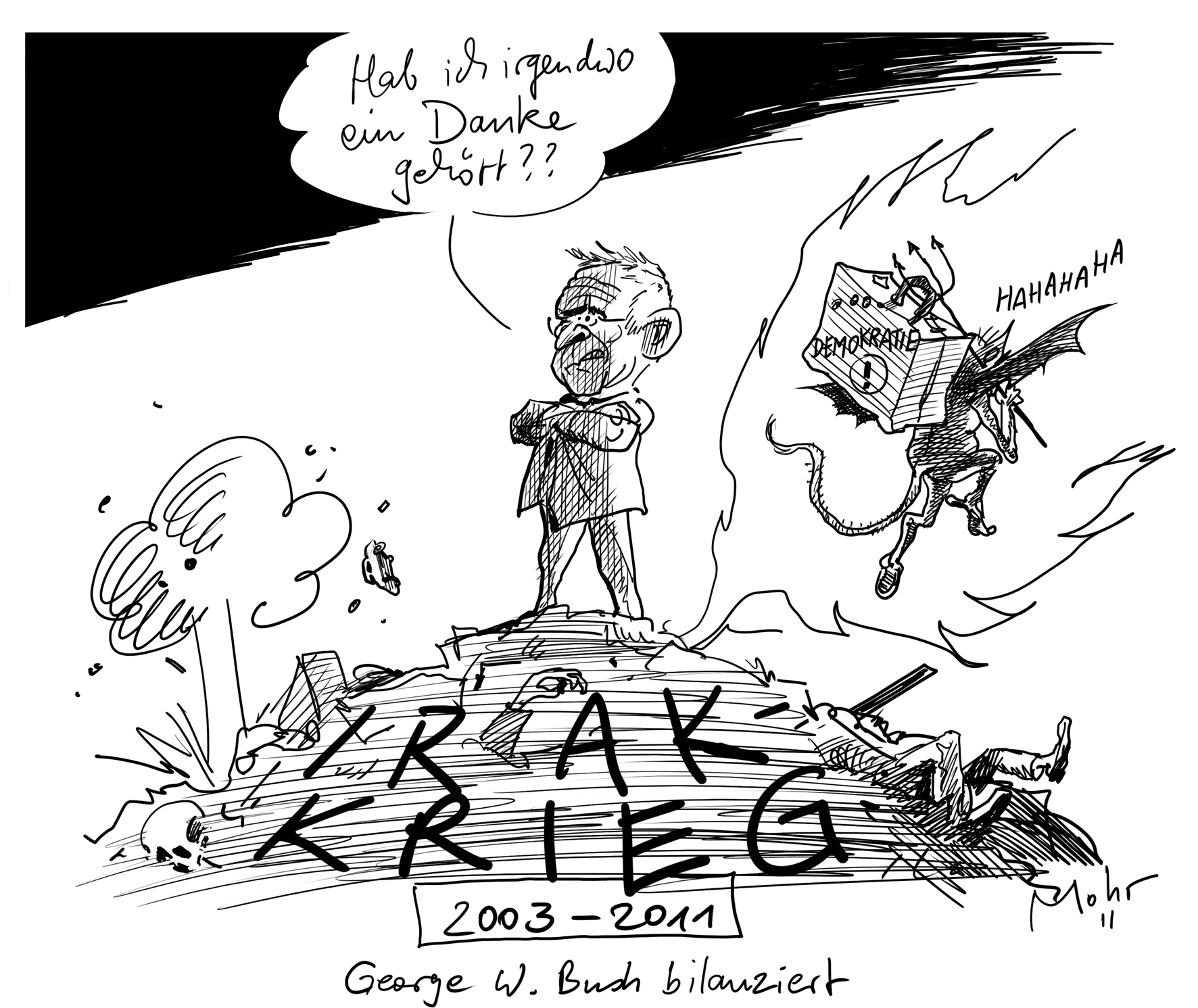 George W. Bush bilanziert
