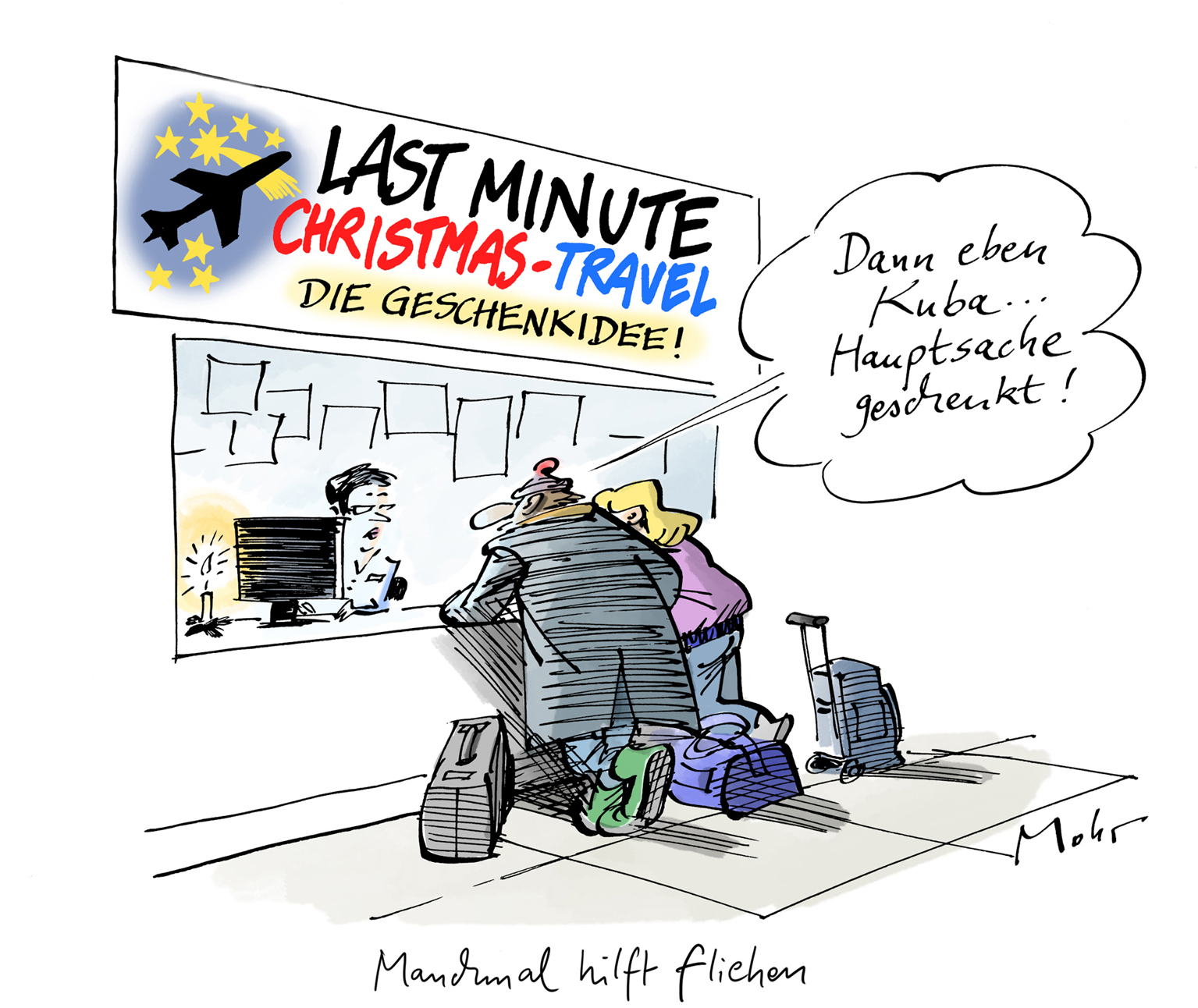 Manchmal hilft fliehen