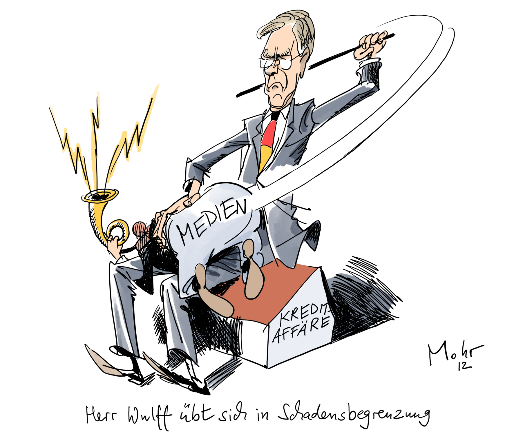 Herr Wulff übt sich in Schadensbegrenzung