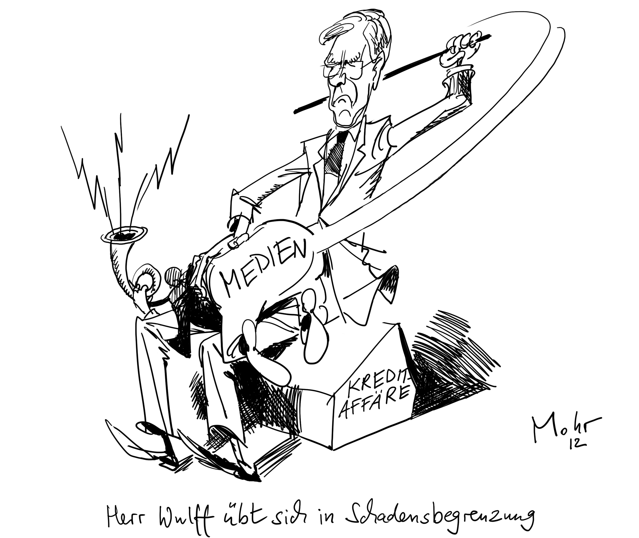 Herr Wulff übt sich in Schadensbegrenzung