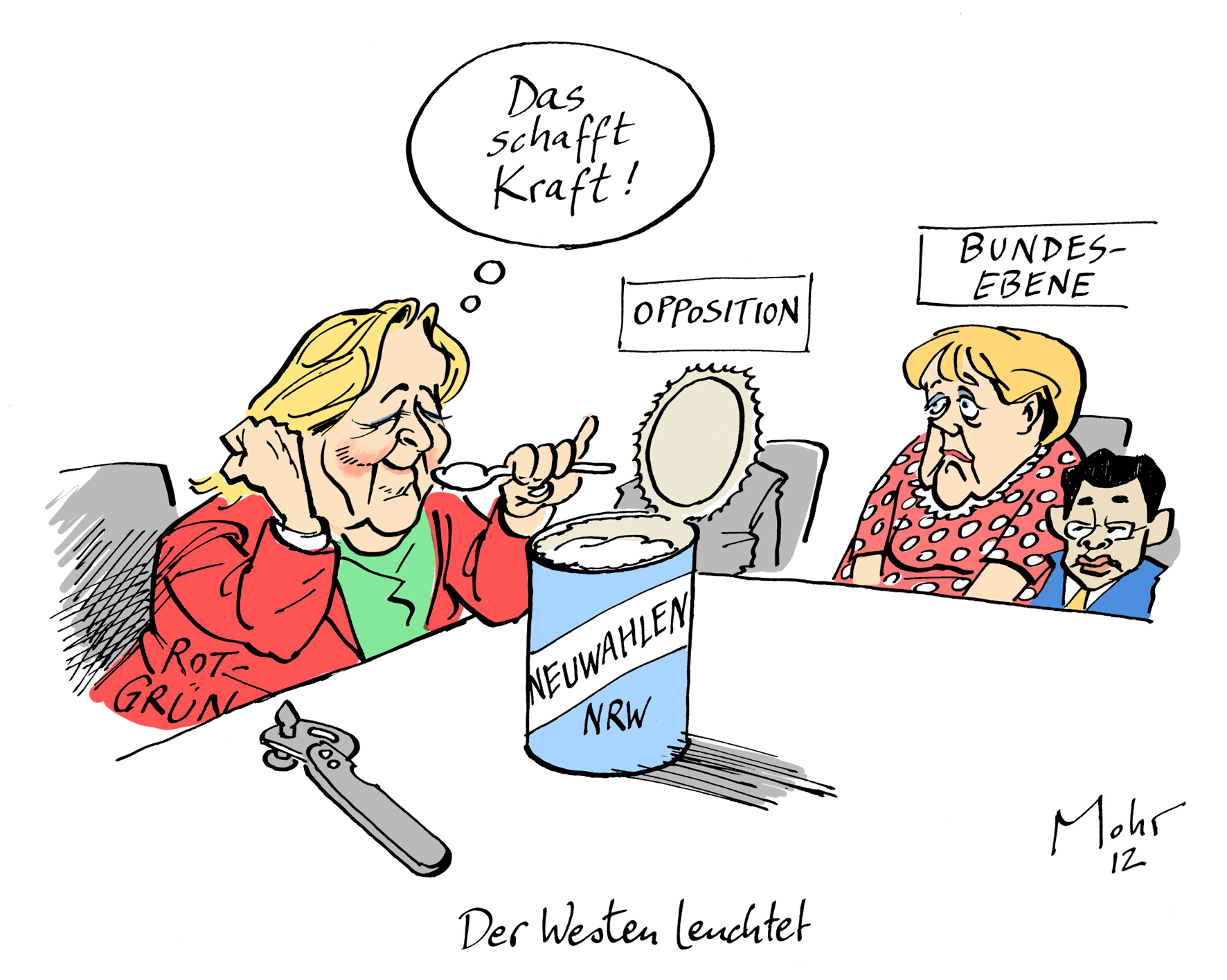 Der Westen leuchtet