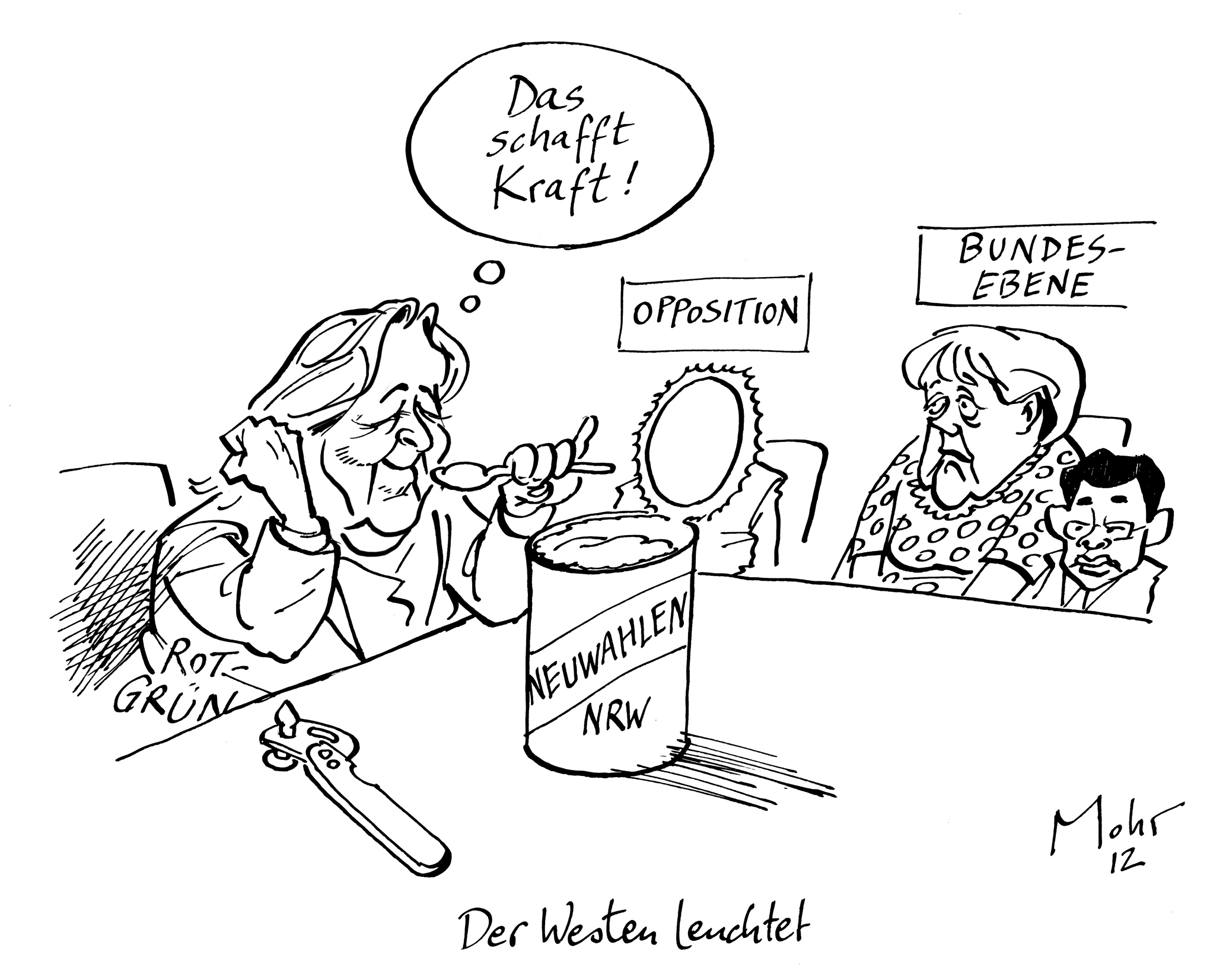 Der Westen leuchtet