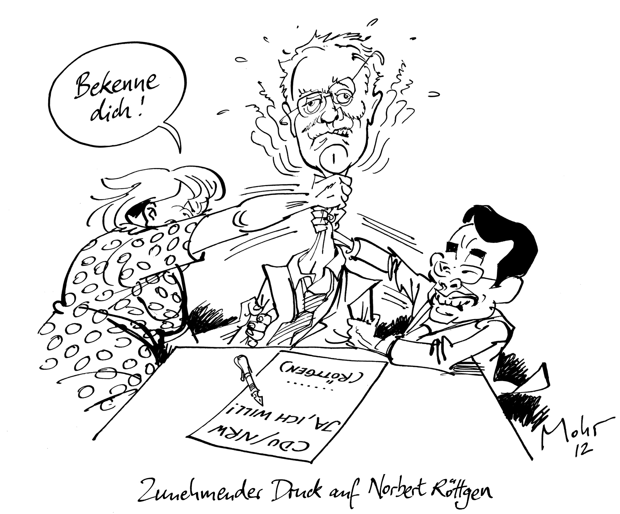 Zunehmender Druck auf Norbert Röttgen