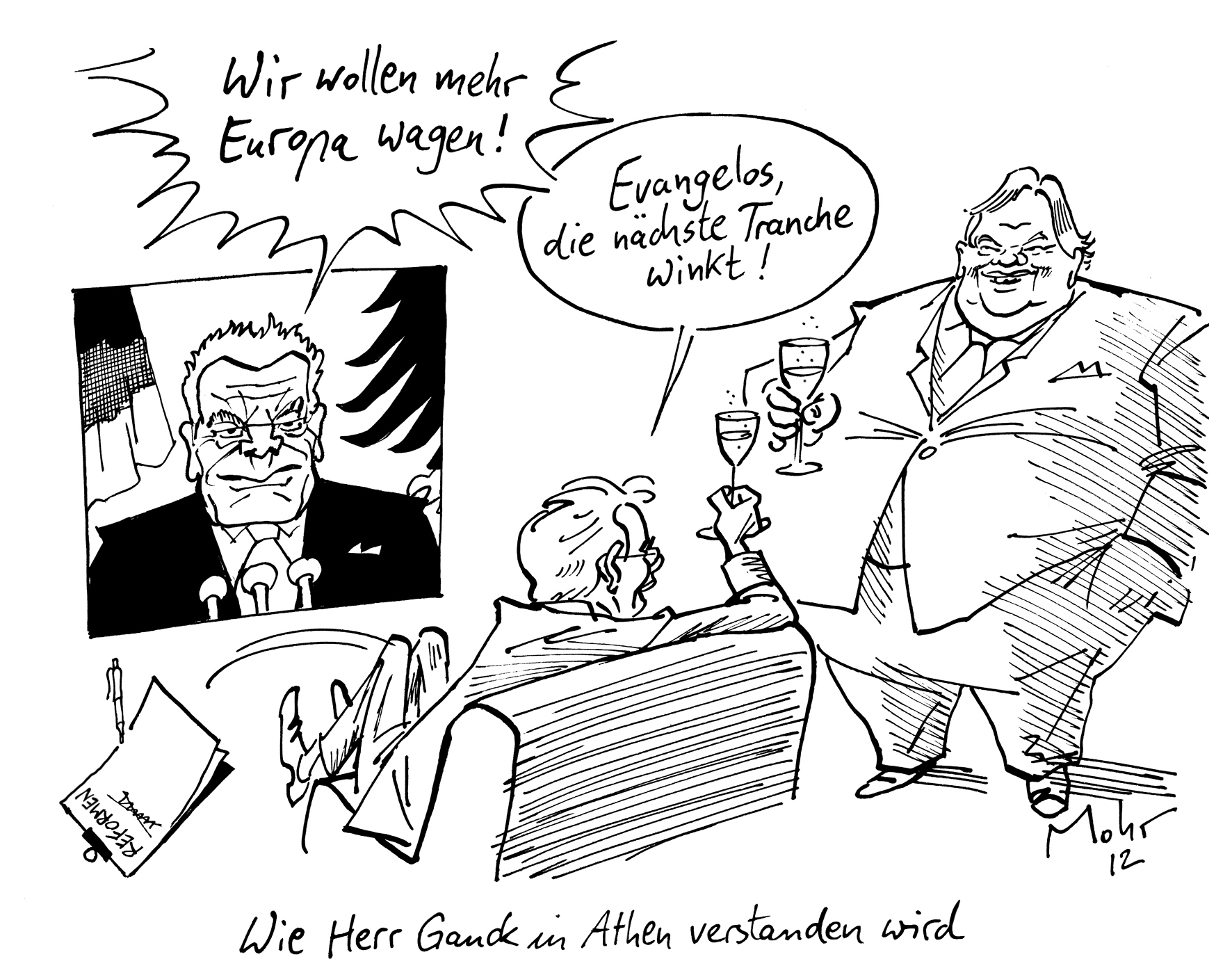 Wie Herr Gauck in Athen verstanden wird