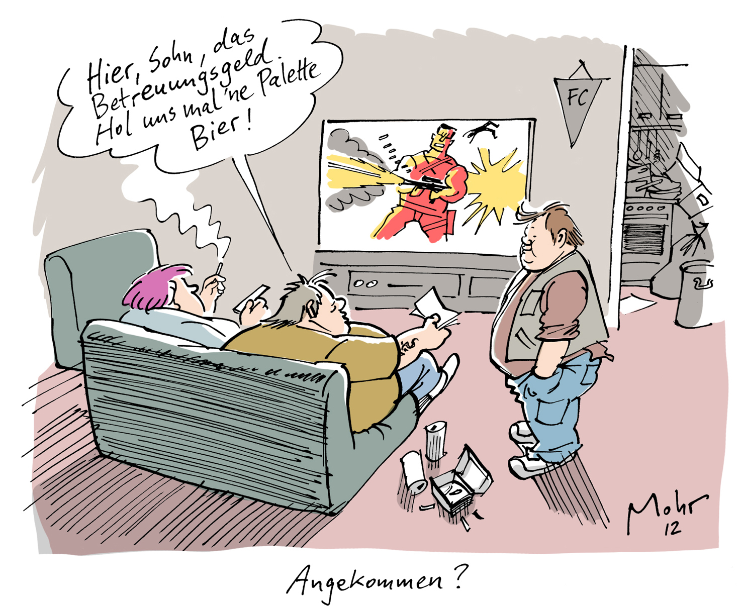 Angekommen?