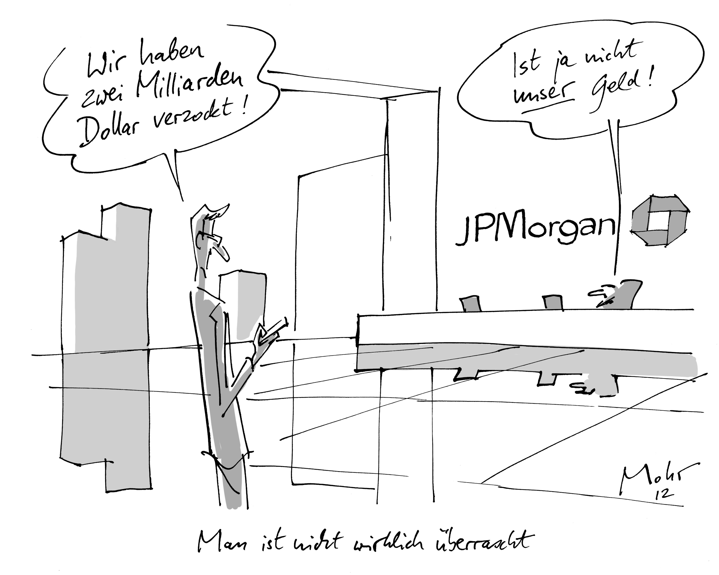 Man ist nicht wirklich überrascht