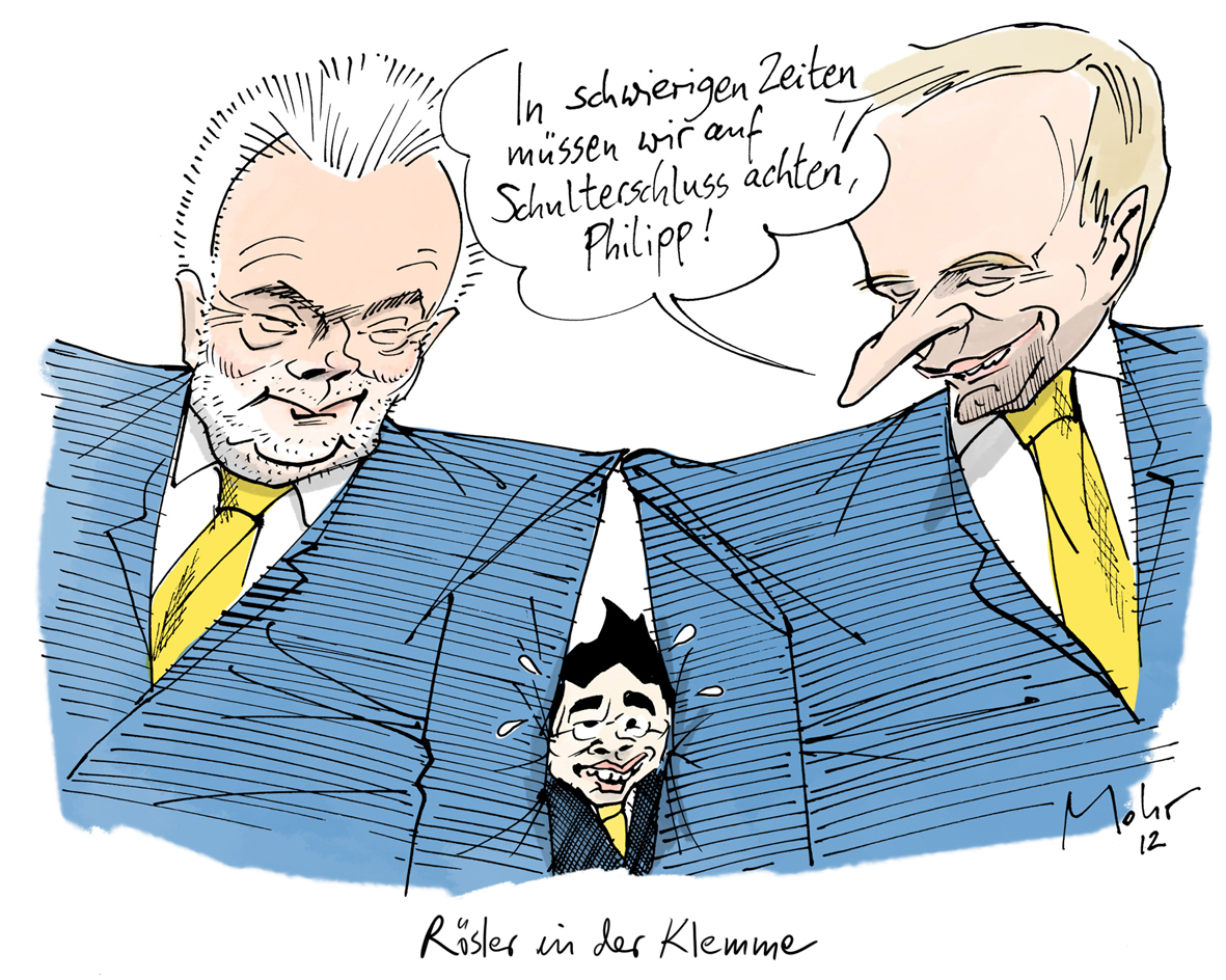 Rösler in der Klemme