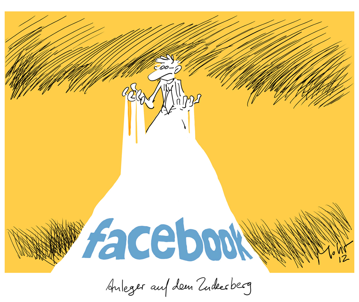 Anleger auf dem Zuckerberg