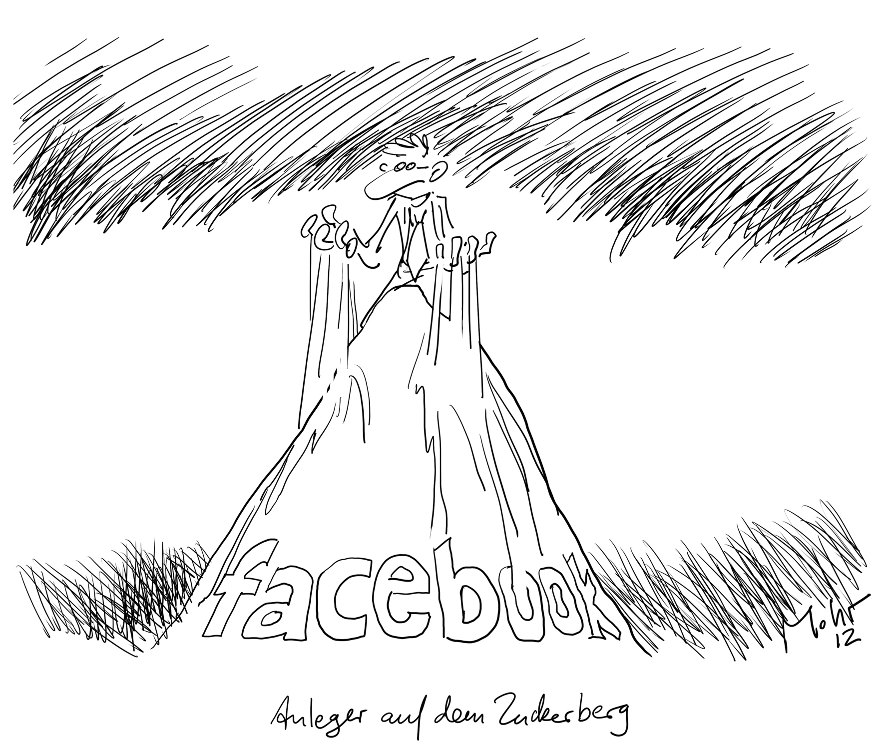 Anleger auf dem Zuckerberg