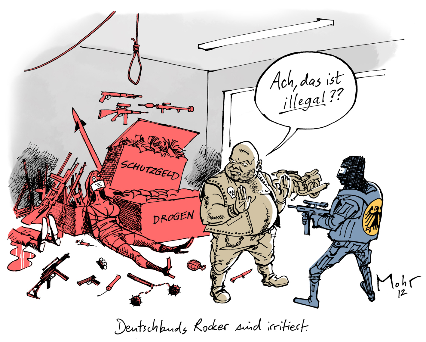 Deutschlands Rocker sind irritiert.