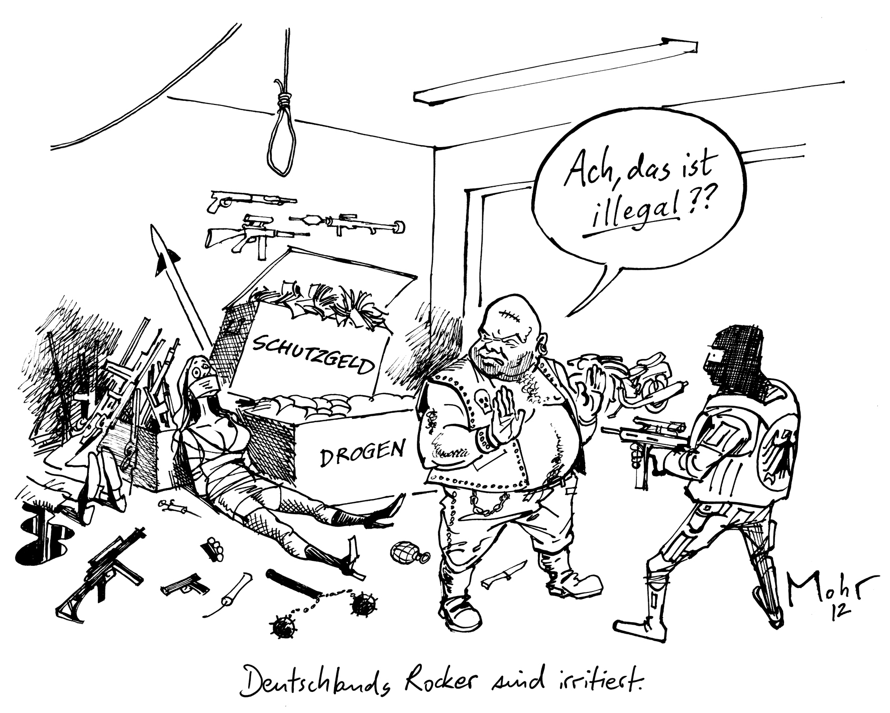 Deutschlands Rocker sind irritiert.