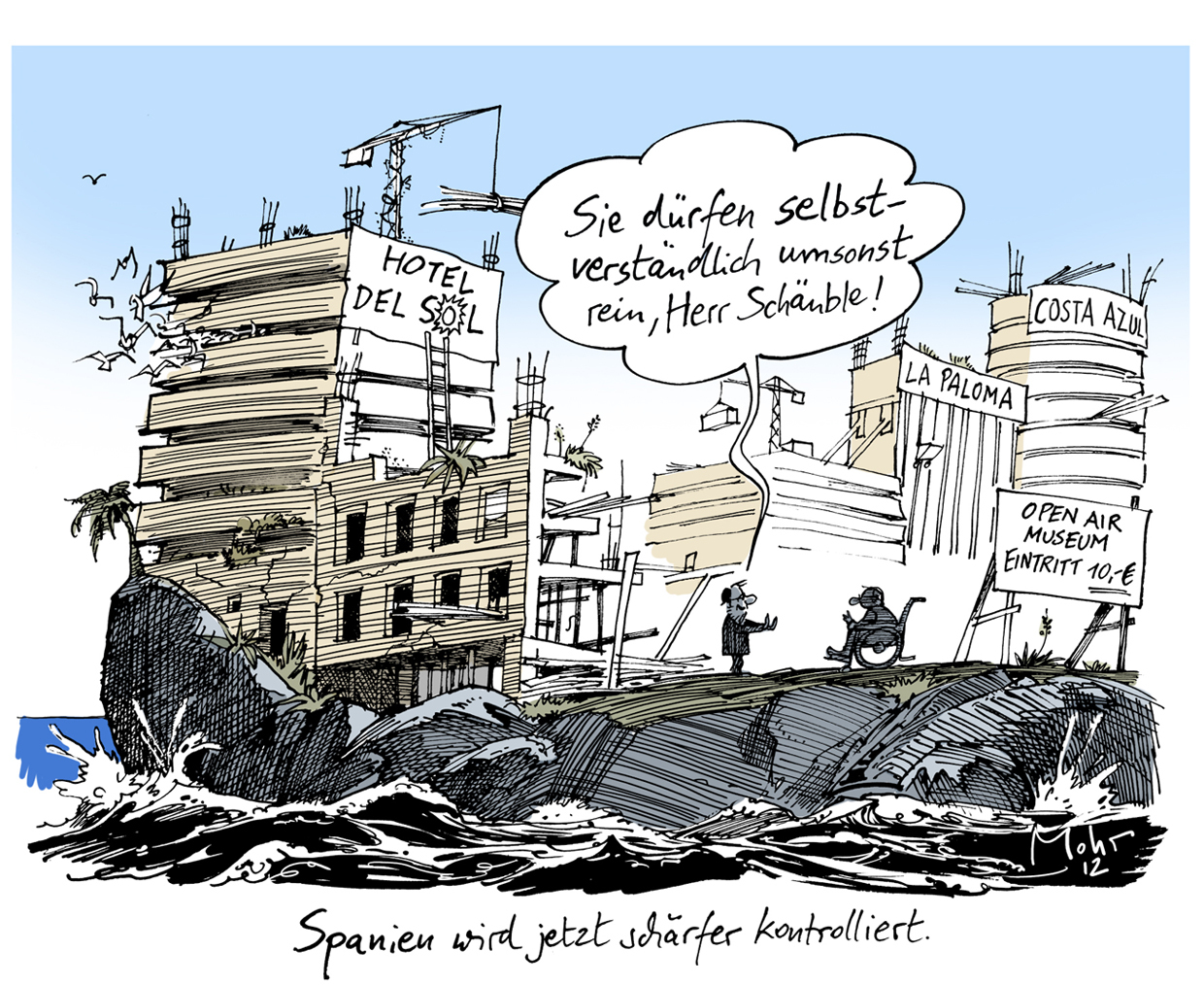 Spanien wird jetzt schärfer kontrolliert.