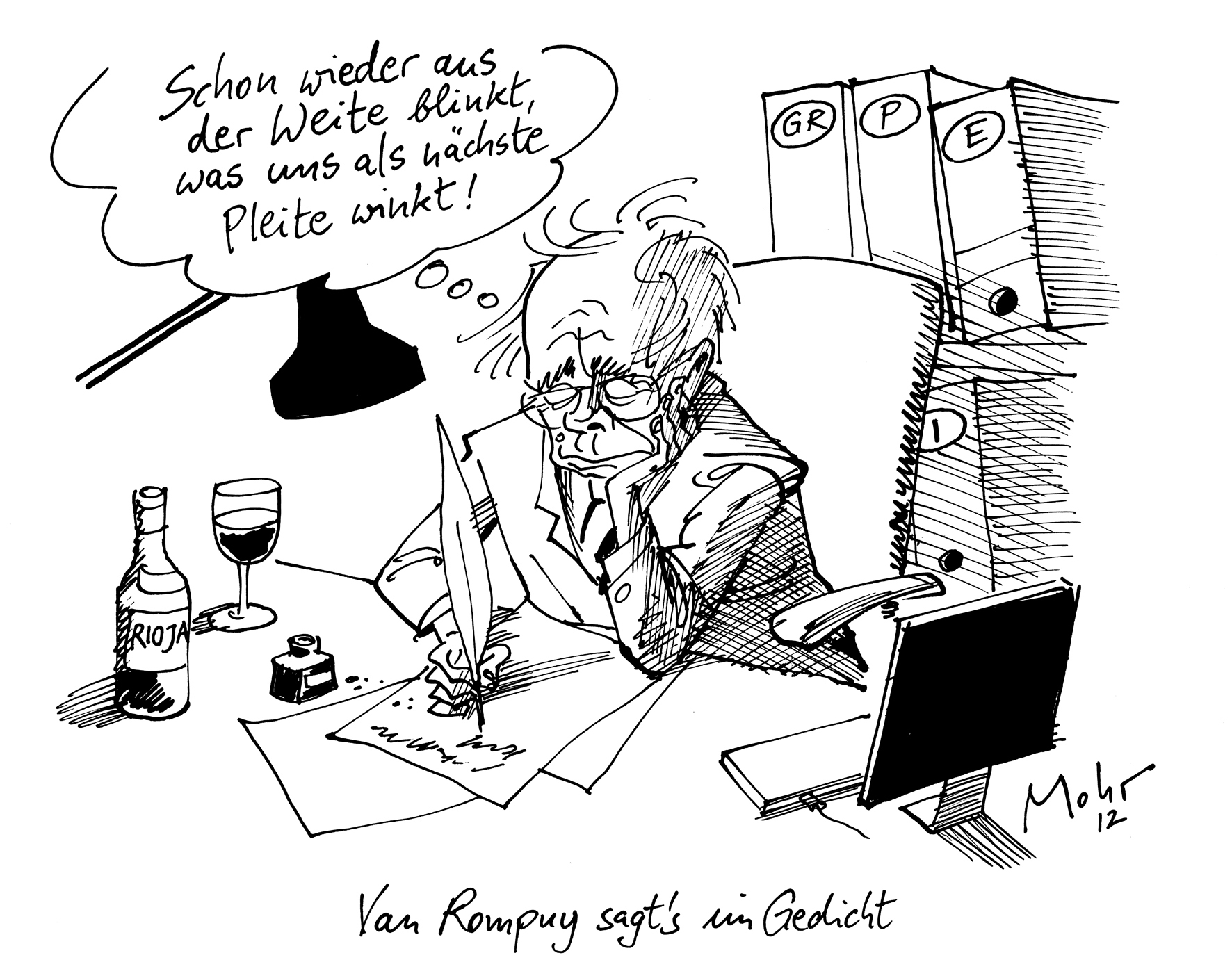 Van Rompuy sagt\\\'s im Gedicht