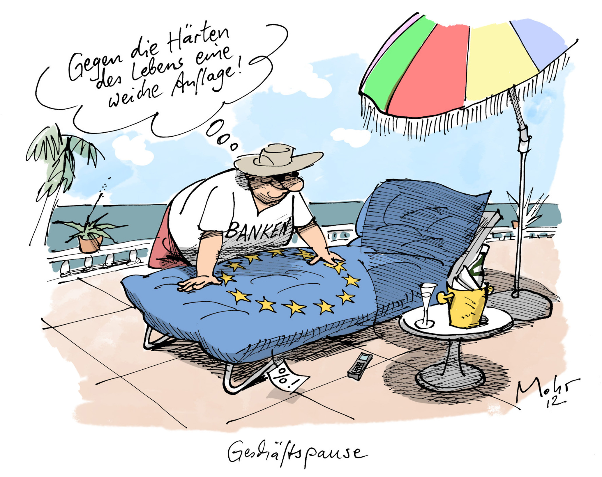 Geschäftspause