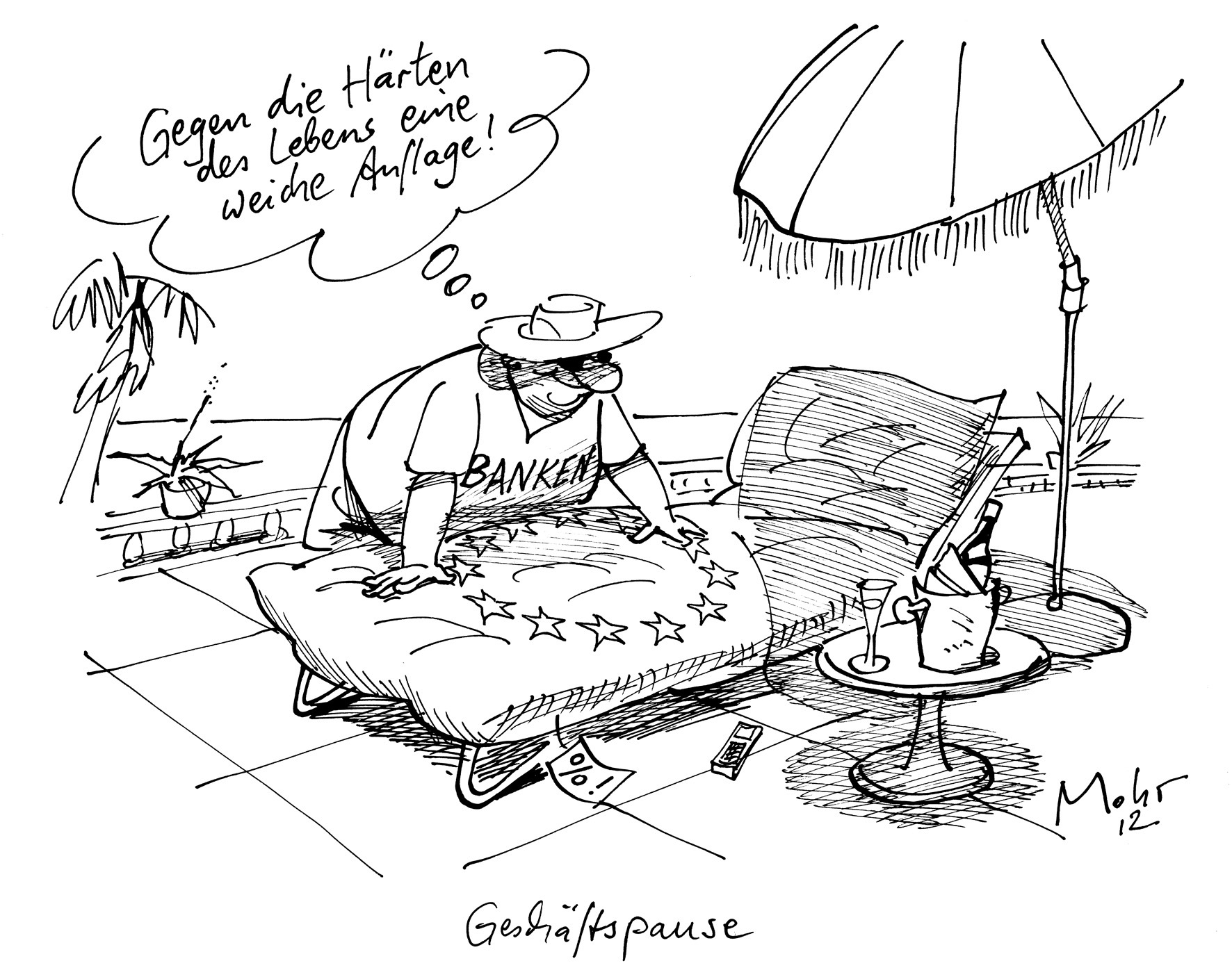 Geschäftspause