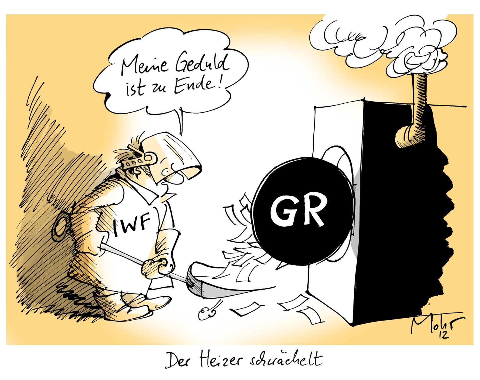 Der Heizer schwächelt