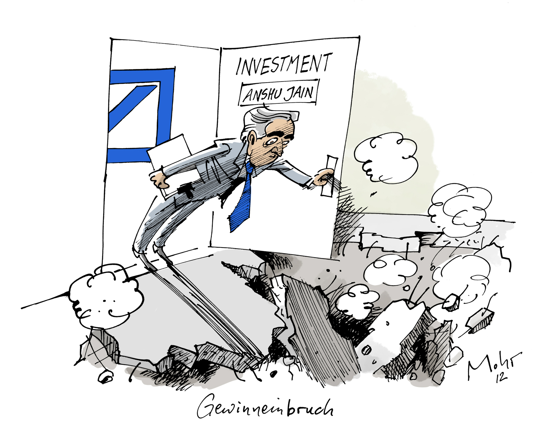 Gewinneinbruch