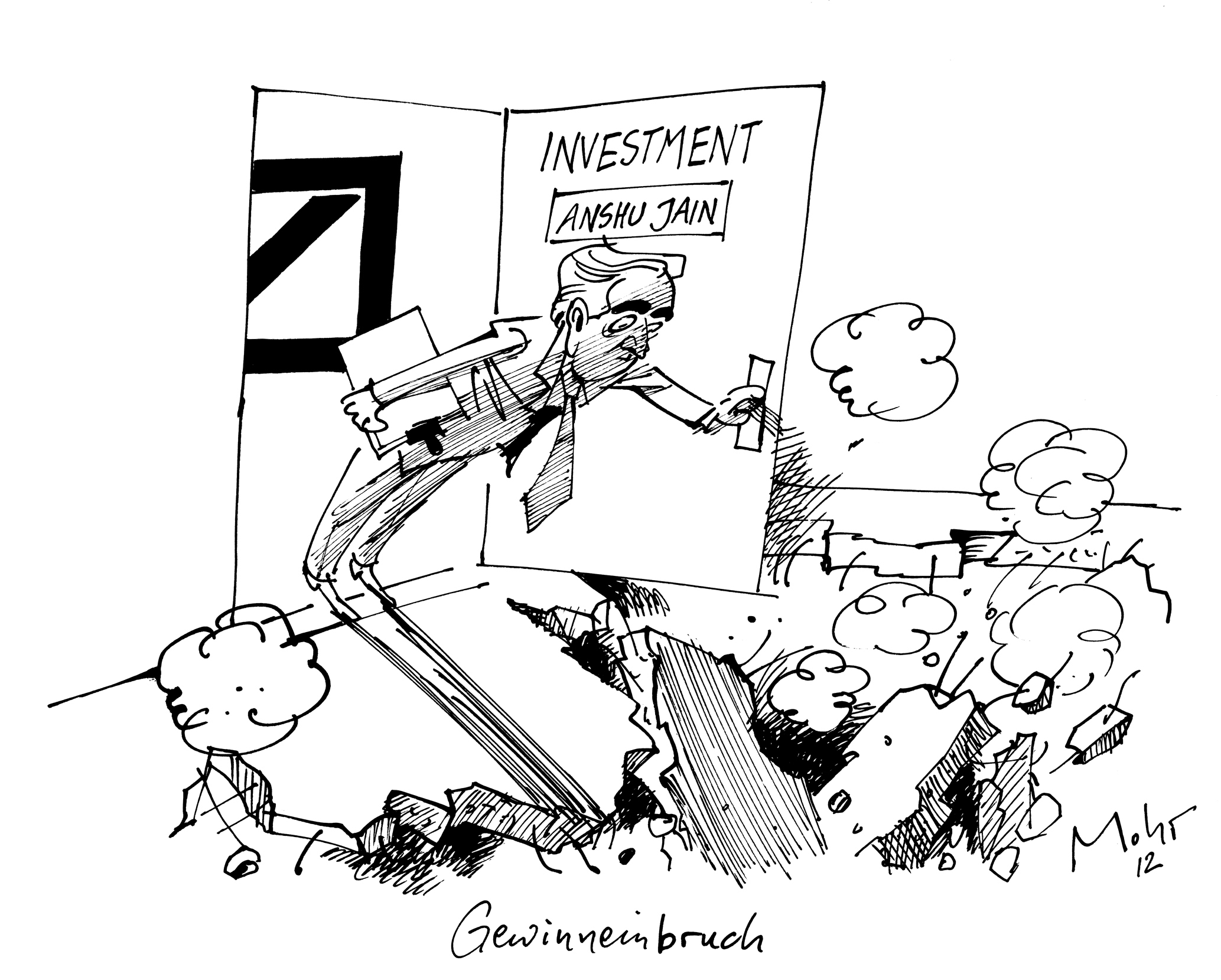 Gewinneinbruch