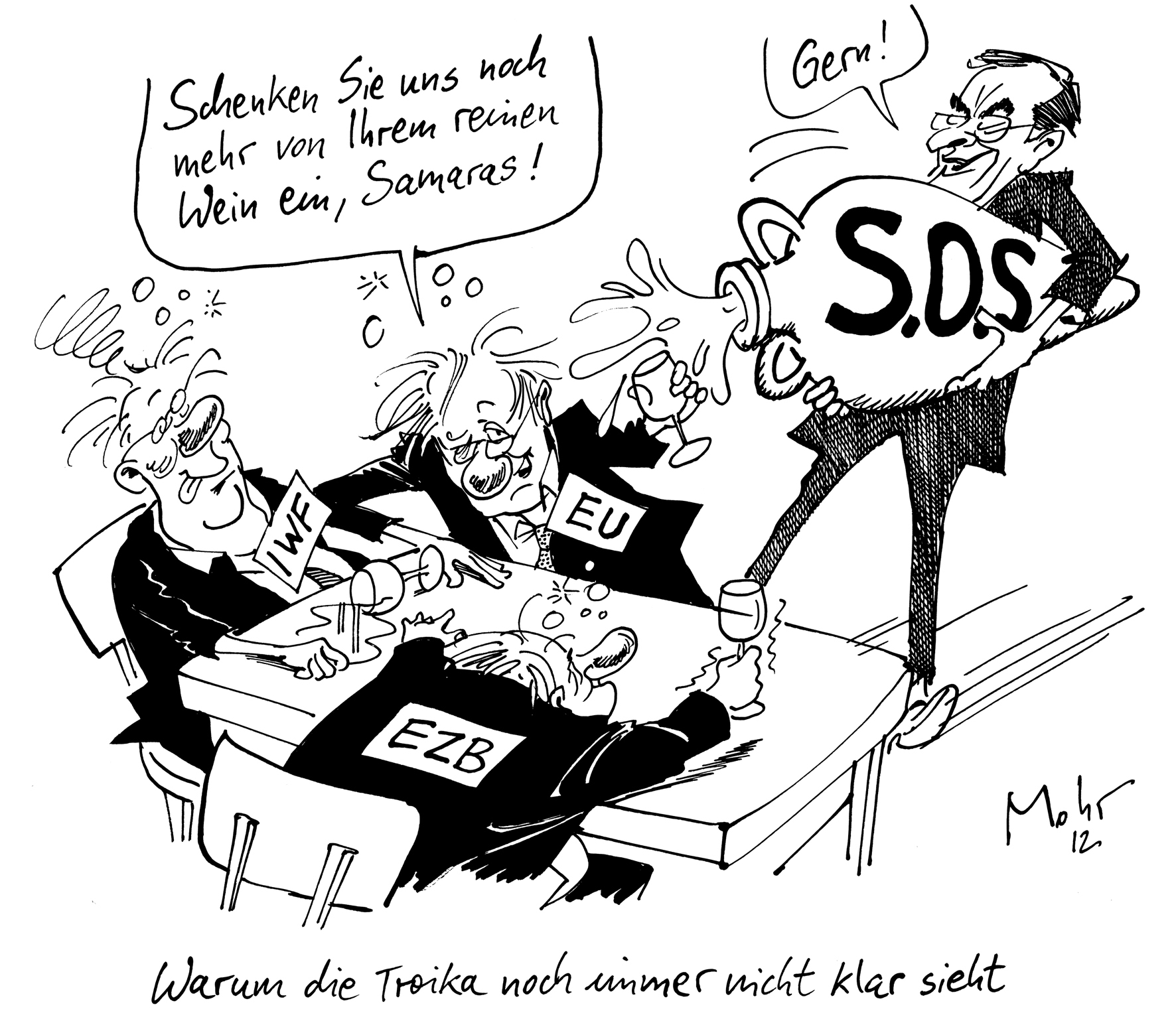 Warum die Troika noch immer nicht klar sieht