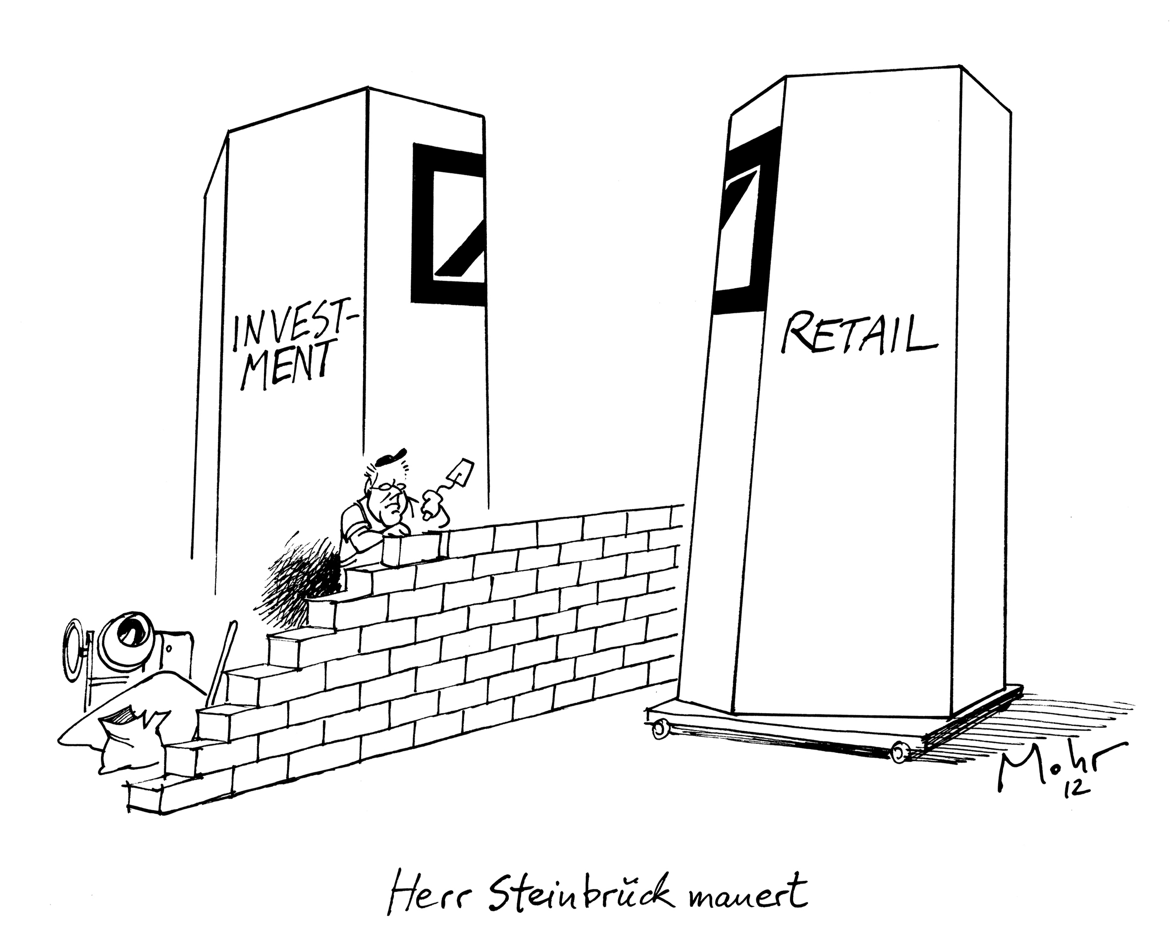 Herr Steinbrück mauert