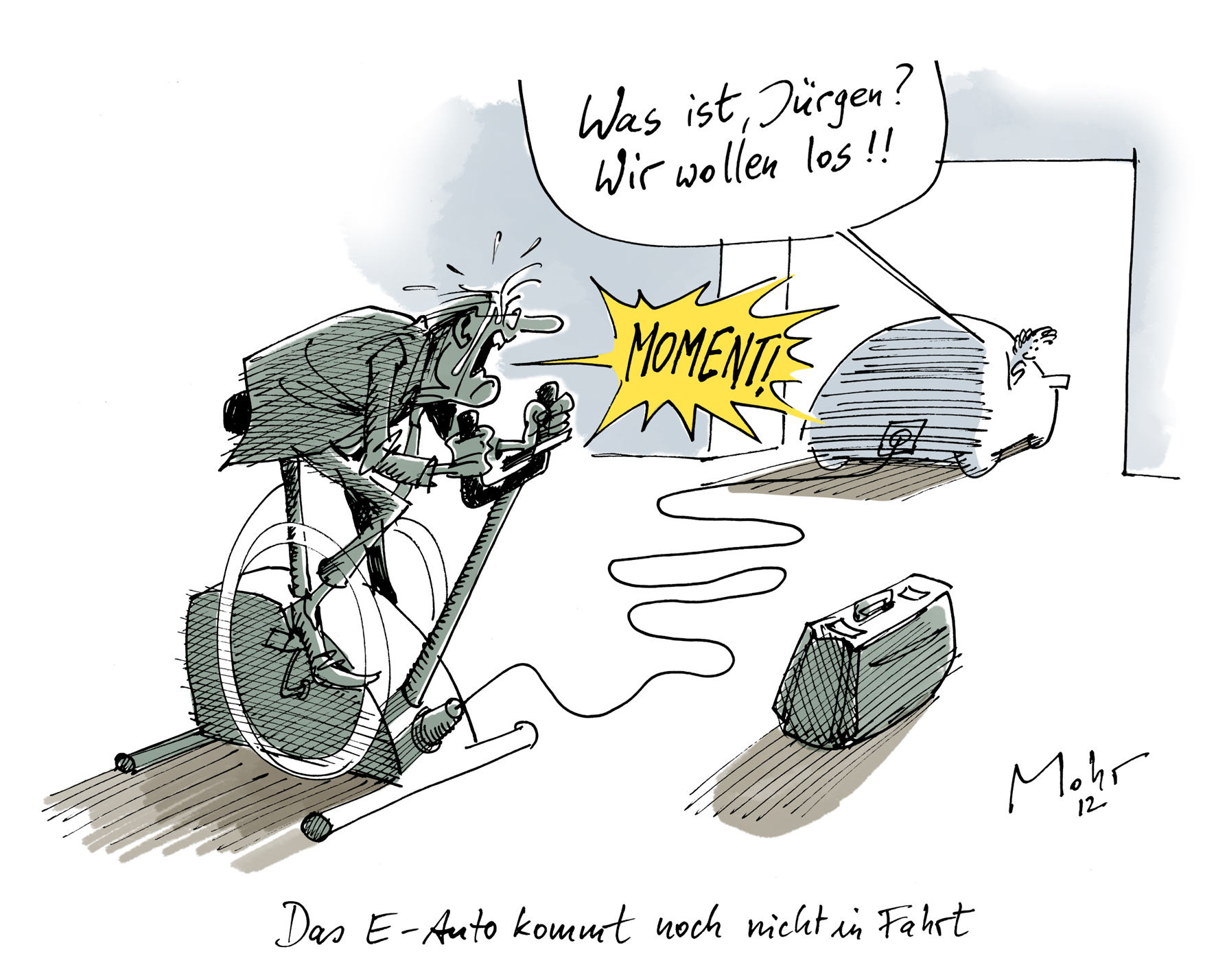 Das E-Auto kommt nicht in Fahrt