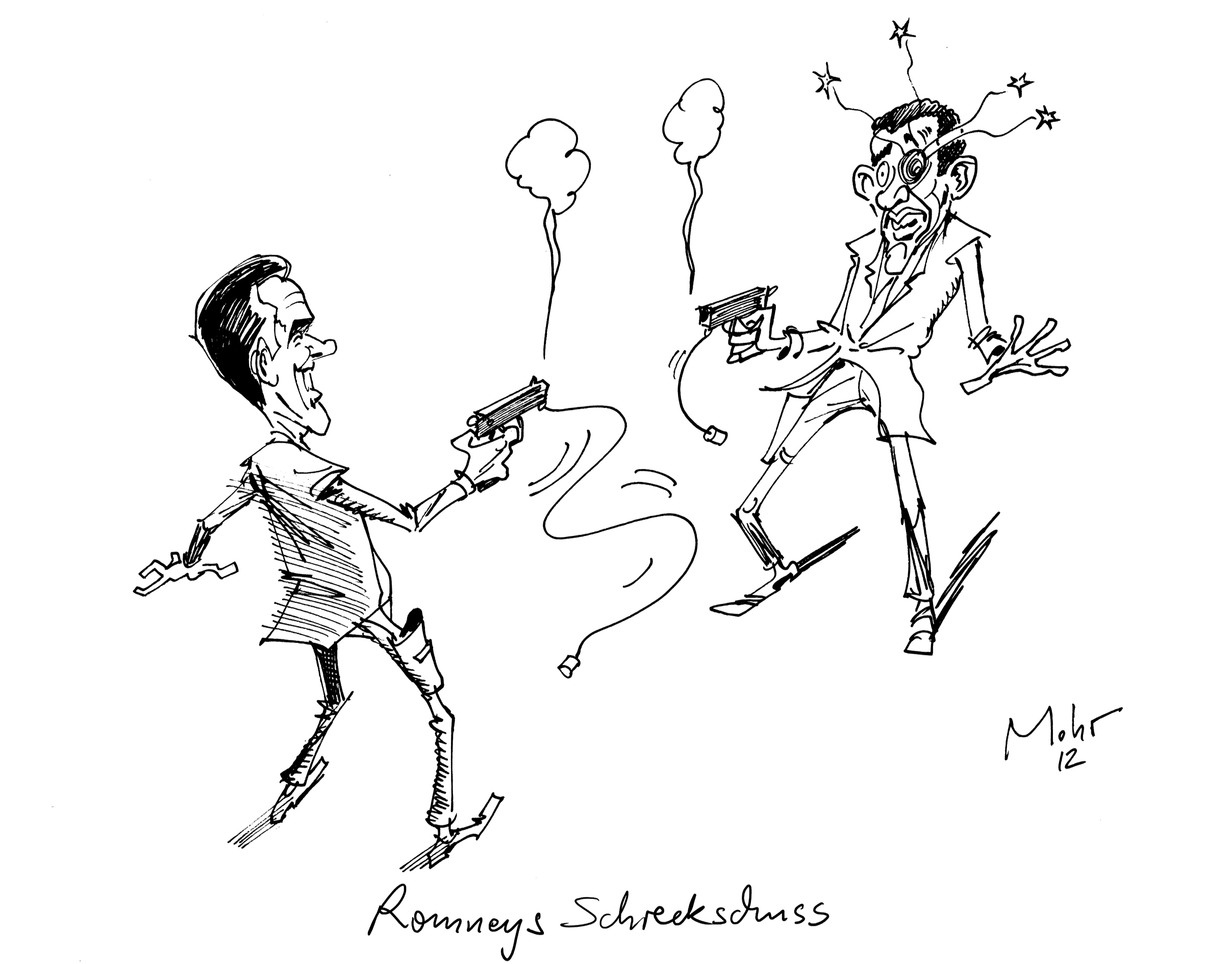 Romneys Schreckschuss