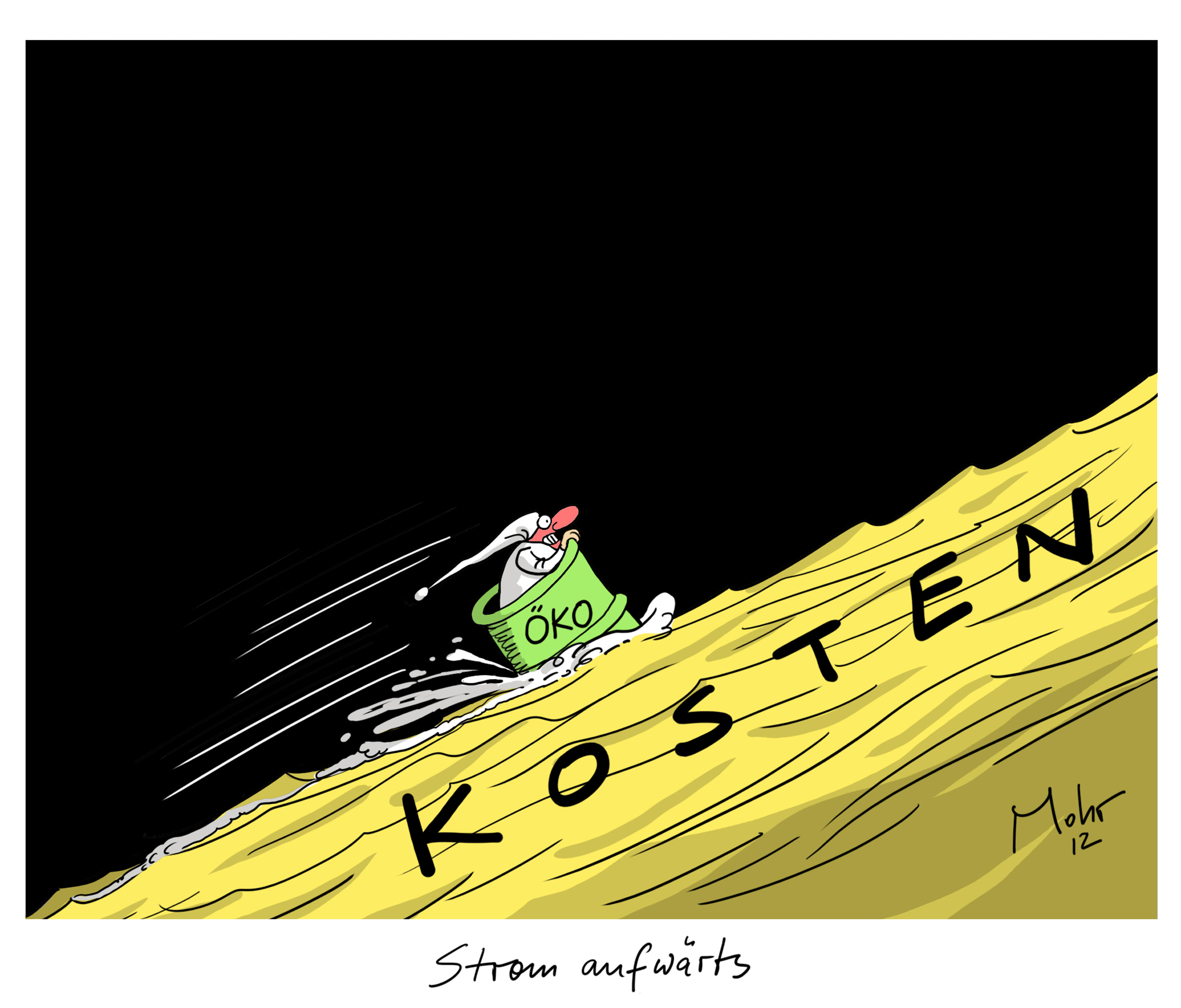 Strom aufwärts