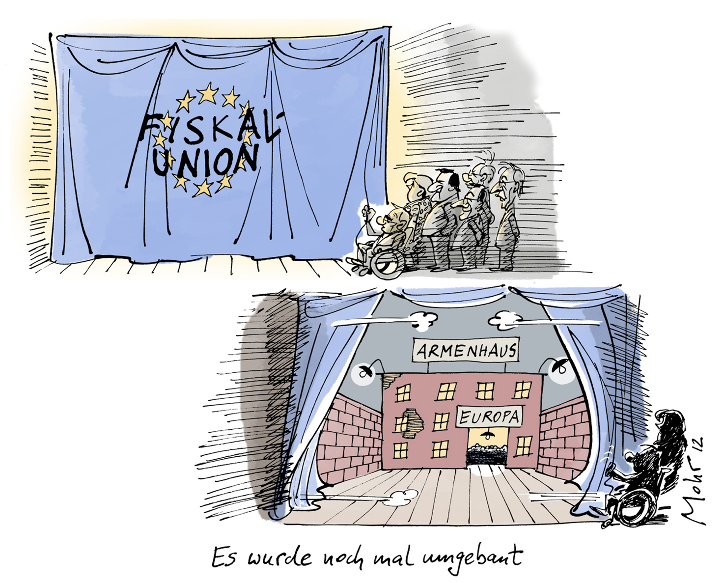 Es wurde noch mal umgebaut