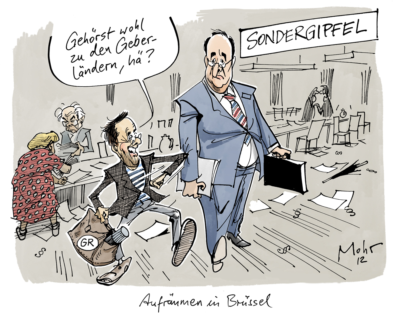 Aufräumen in Brüssel