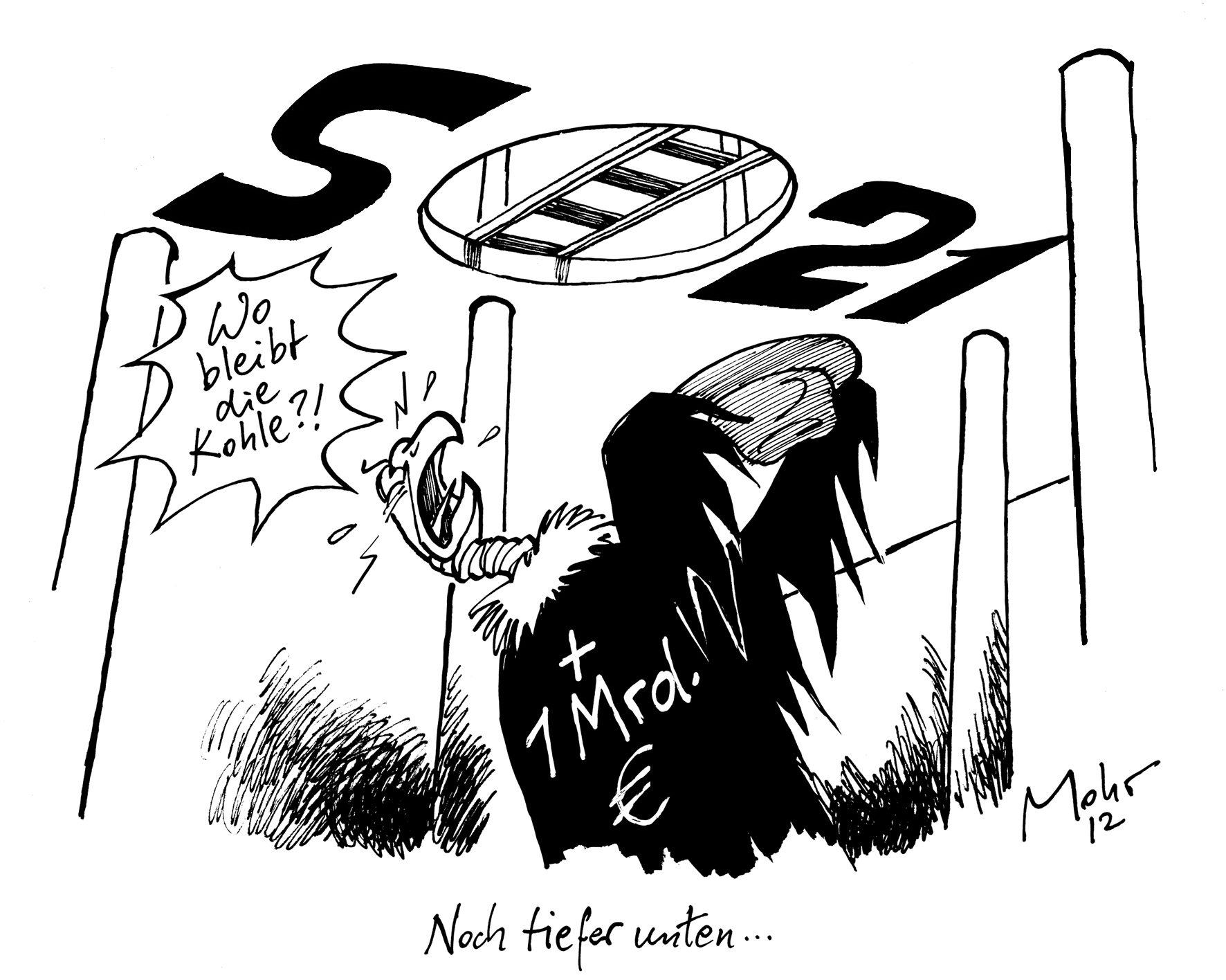 Noch tiefer unten...