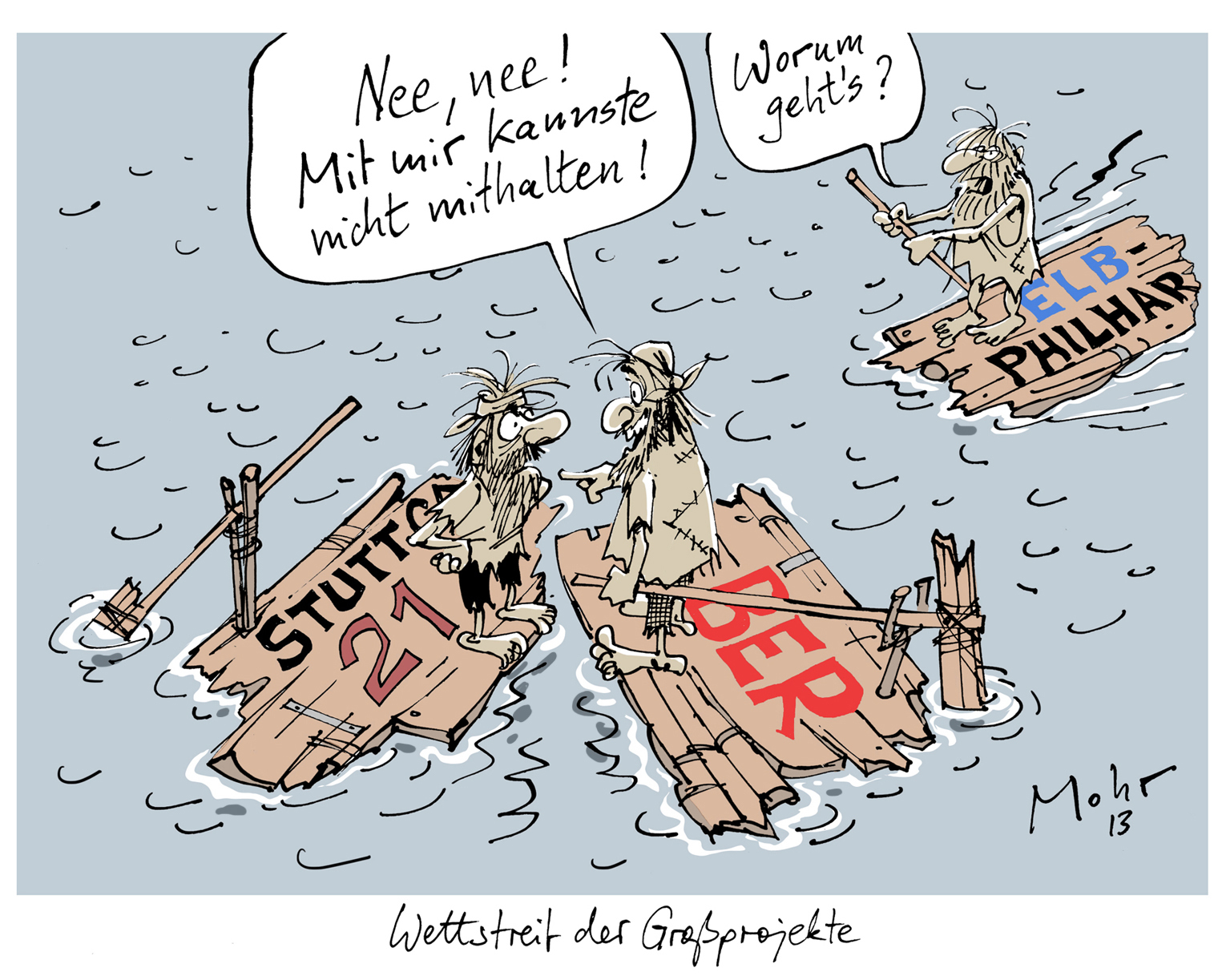 Wettstreit der Großprojekte