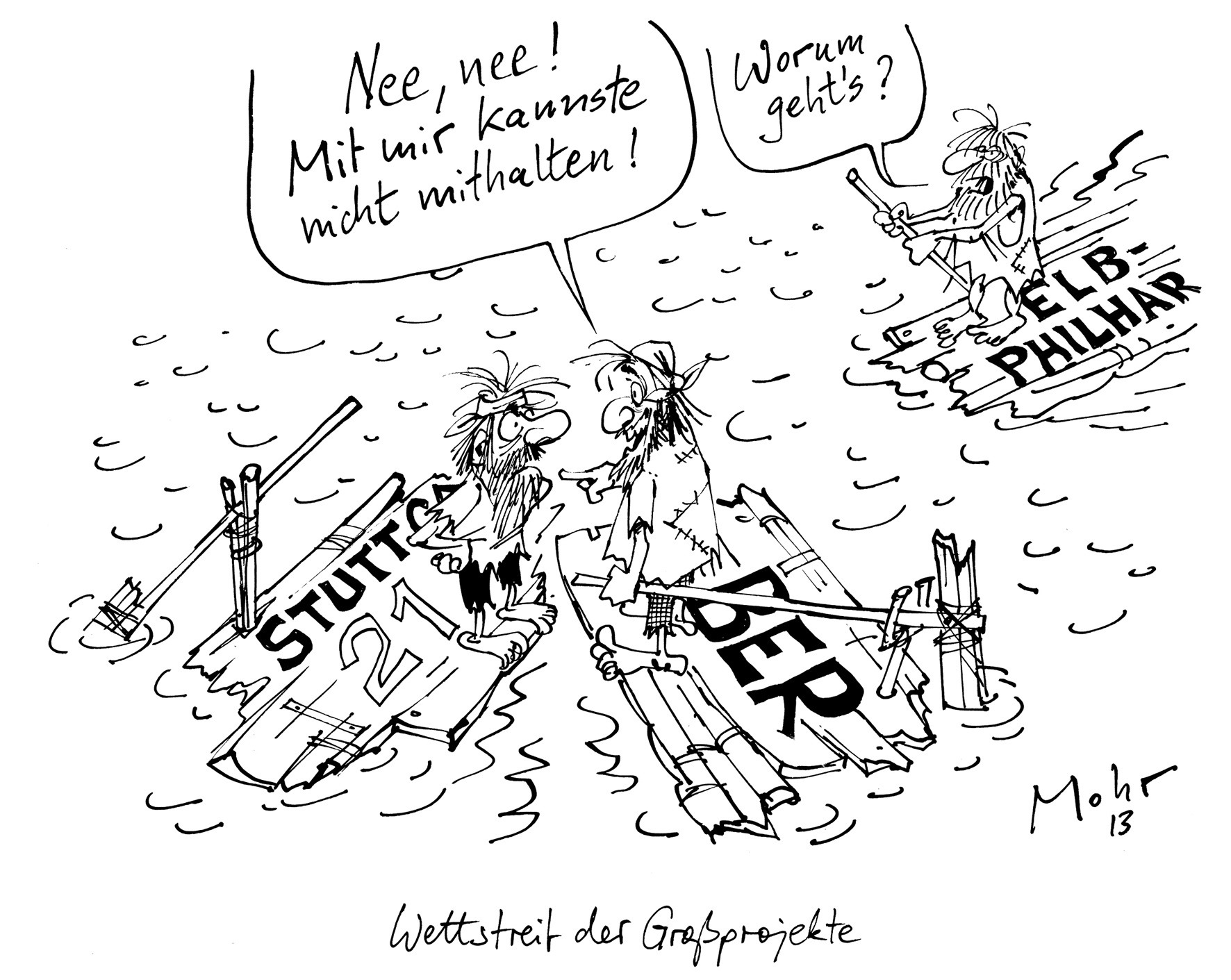 Wettstreit der Großprojekte